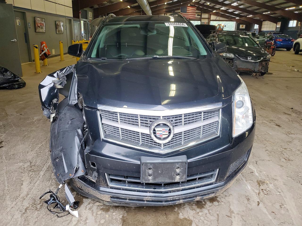 2012 Cadillac Srx Black vin: 3GYFNGE33CS647023