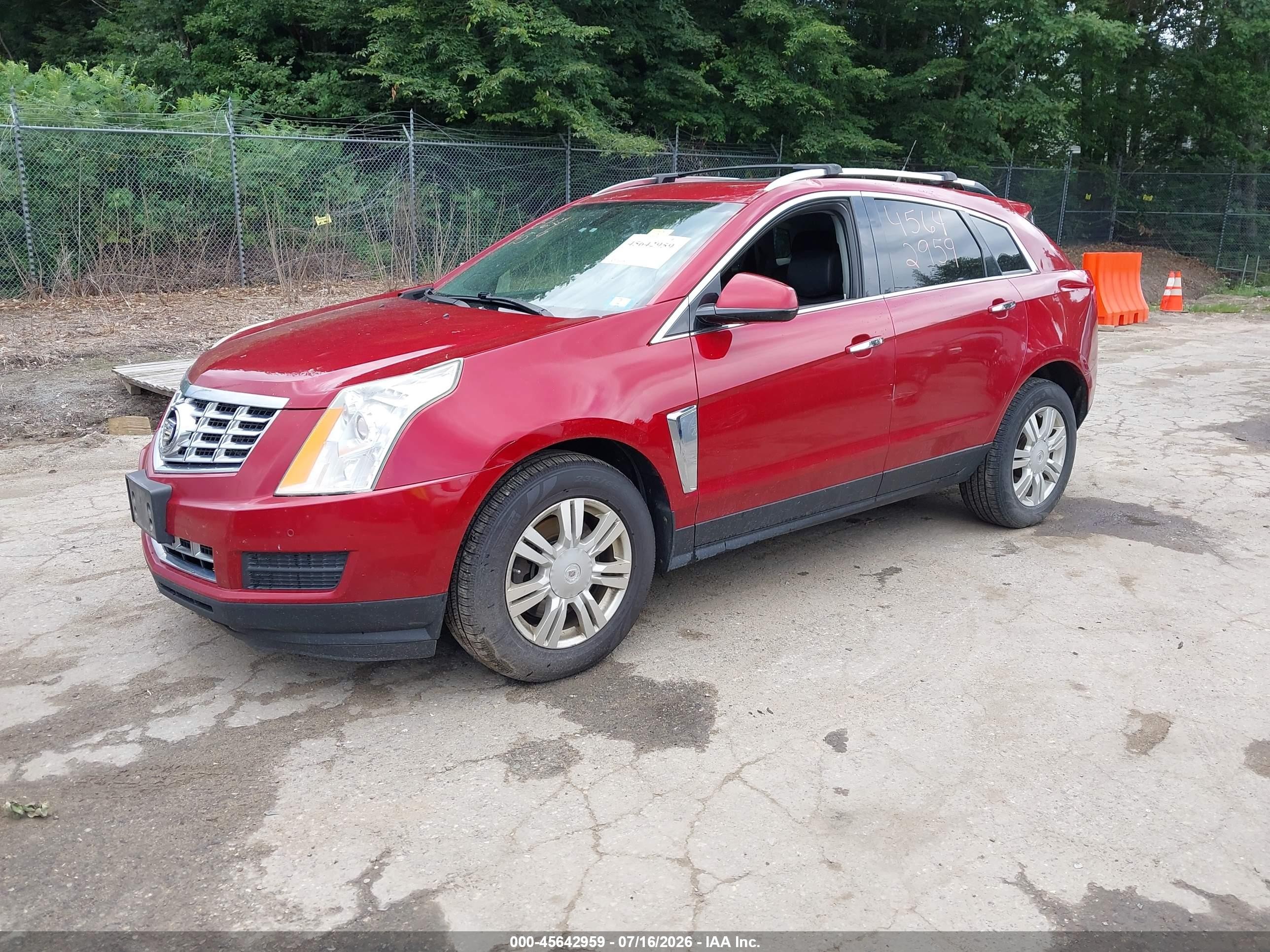 2013 Cadillac Srx Luxury Collection Красный vin: 3GYFNGE33DS516305