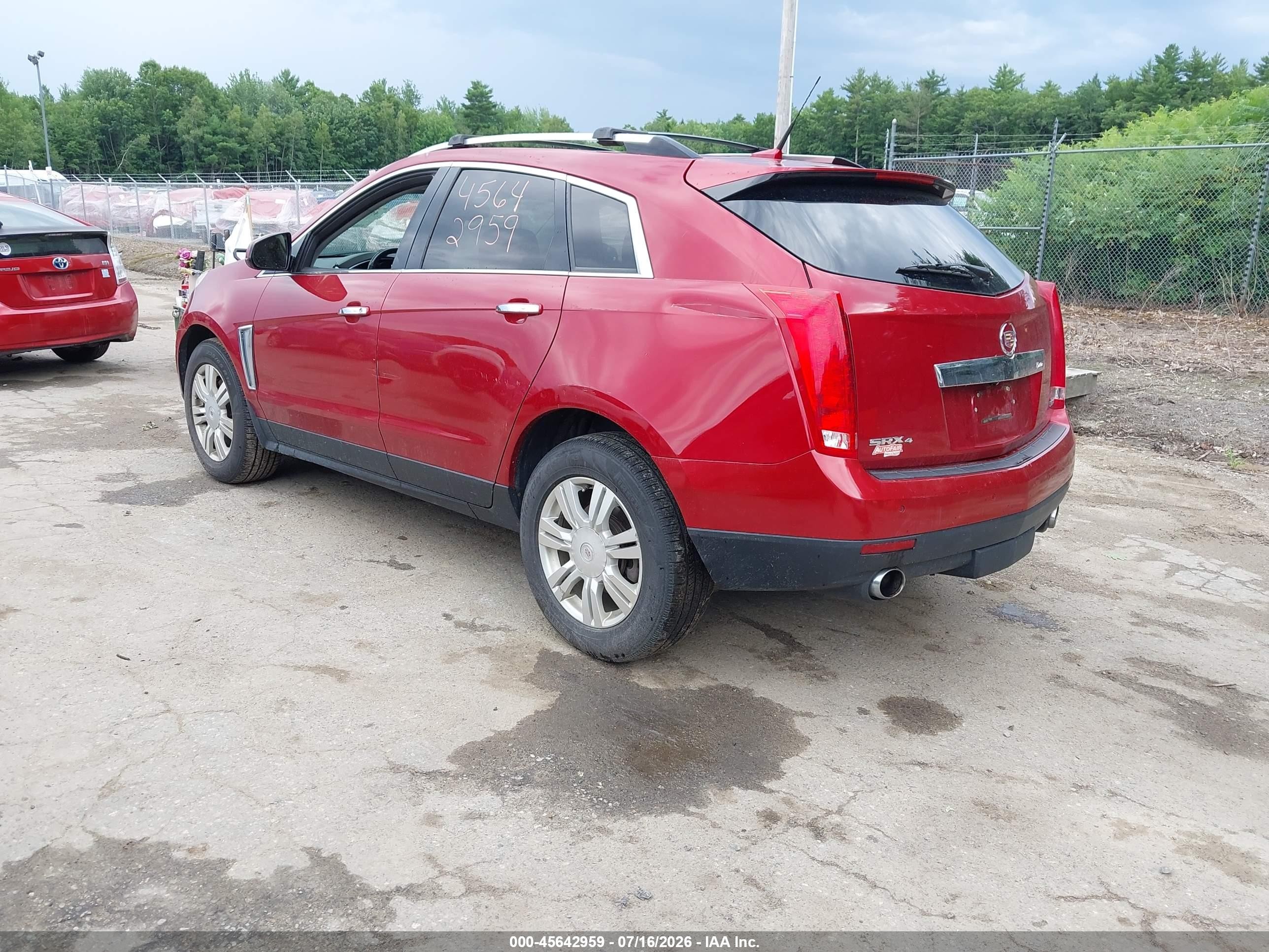 2013 Cadillac Srx Luxury Collection Красный vin: 3GYFNGE33DS516305