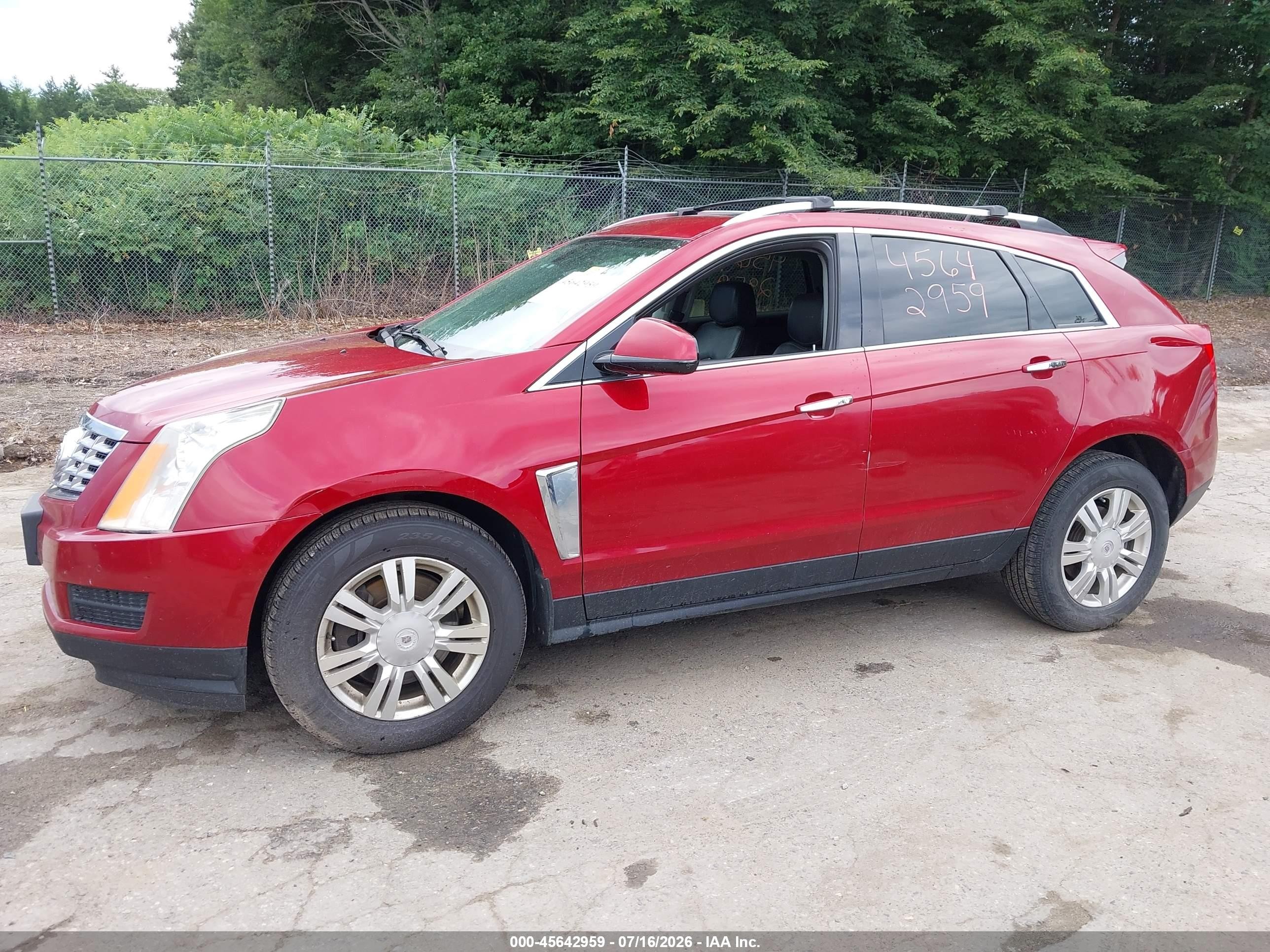 2013 Cadillac Srx Luxury Collection Красный vin: 3GYFNGE33DS516305