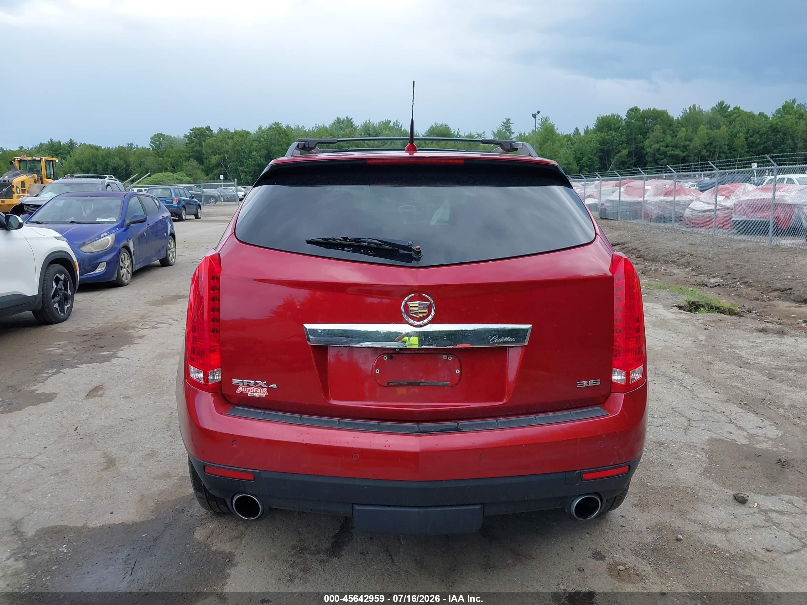 2013 Cadillac Srx Luxury Collection Красный vin: 3GYFNGE33DS516305