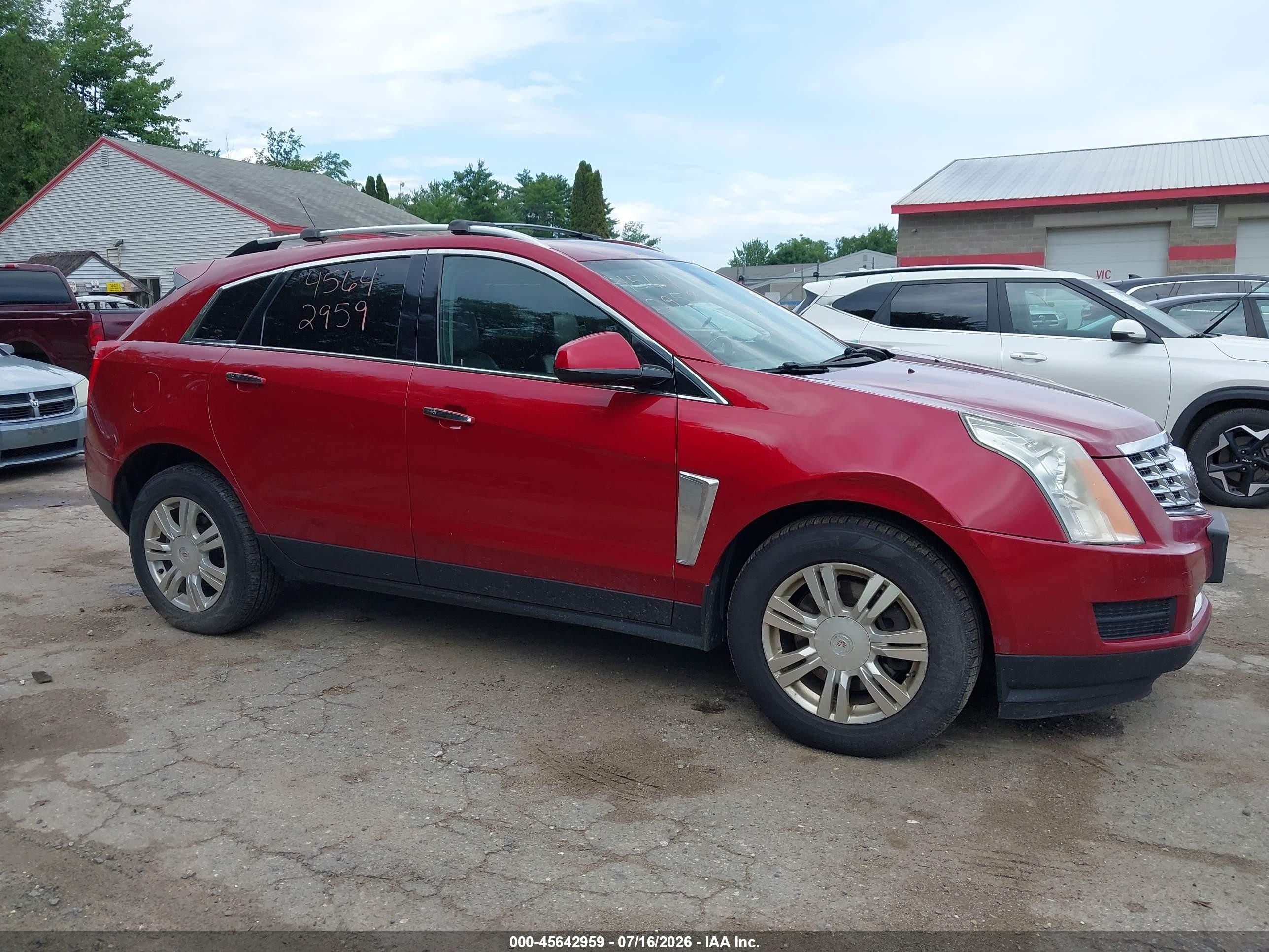 2013 Cadillac Srx Luxury Collection Красный vin: 3GYFNGE33DS516305