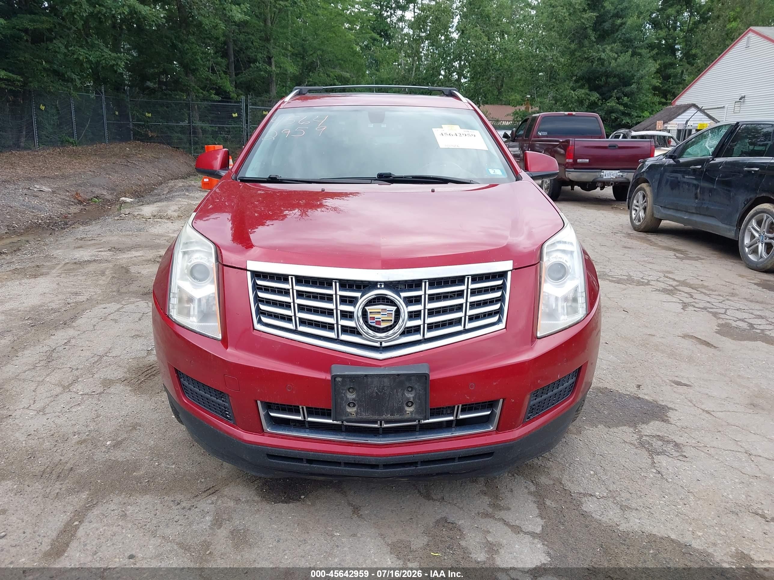 2013 Cadillac Srx Luxury Collection Красный vin: 3GYFNGE33DS516305