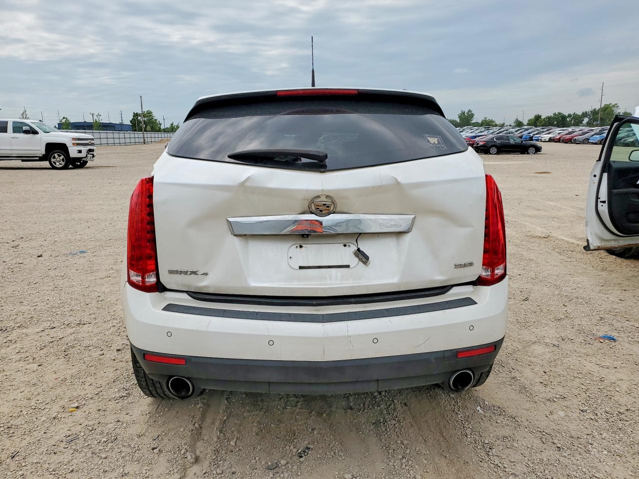 2013 Cadillac Srx Luxury Collection White vin: 3GYFNGE33DS591988