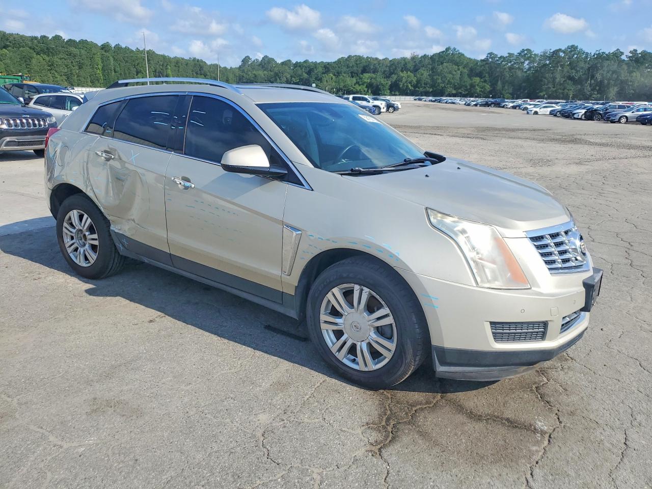 2013 Cadillac Srx Luxury Collection Beige vin: 3GYFNGE33DS653843