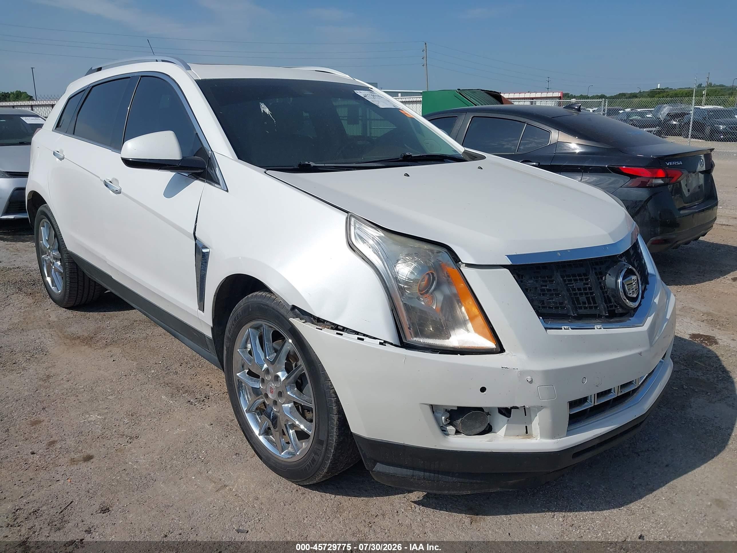 2014 Cadillac Srx Premium Collection White vin: 3GYFNGE33ES561570