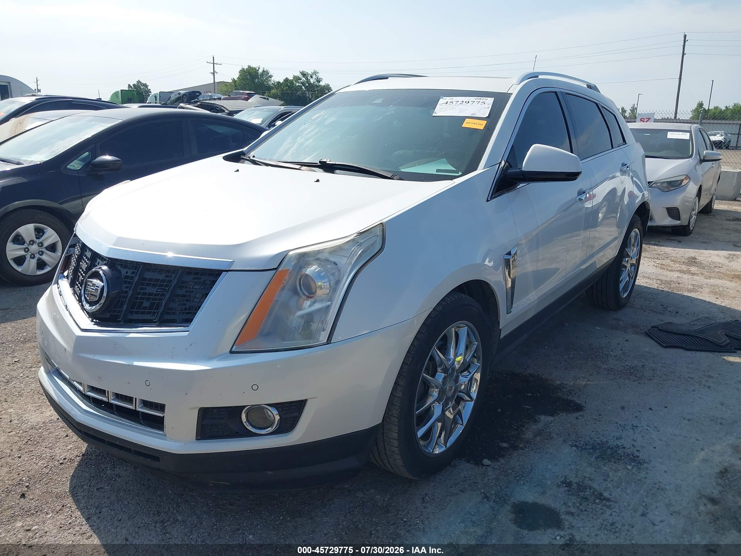 2014 Cadillac Srx Premium Collection White vin: 3GYFNGE33ES561570
