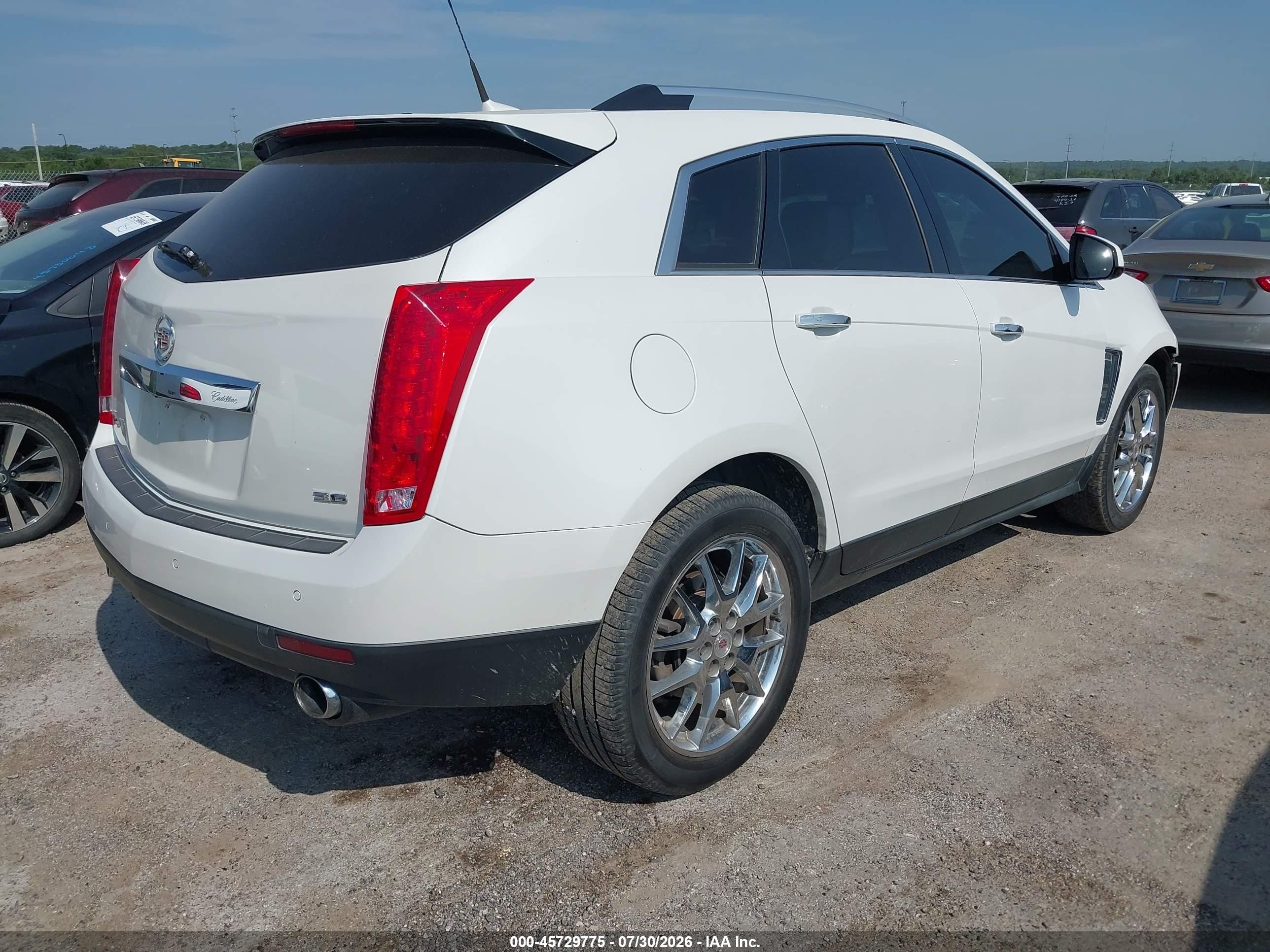 2014 Cadillac Srx Premium Collection White vin: 3GYFNGE33ES561570