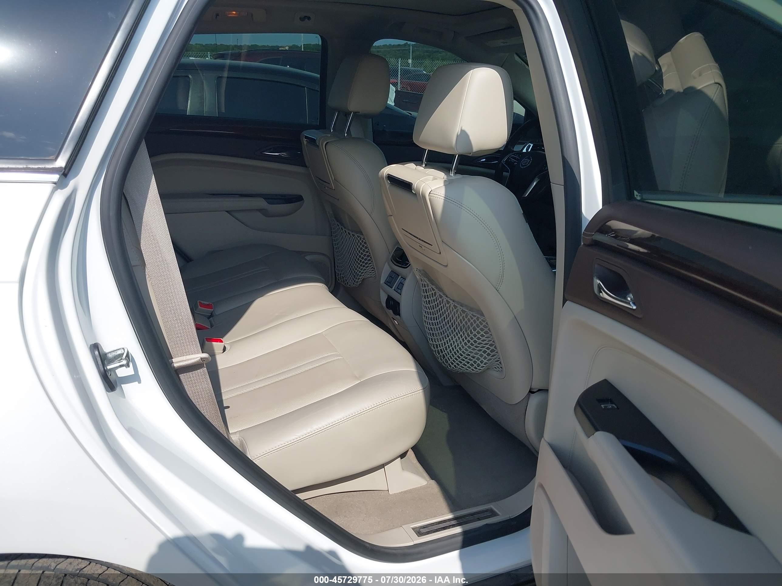 2014 Cadillac Srx Premium Collection White vin: 3GYFNGE33ES561570