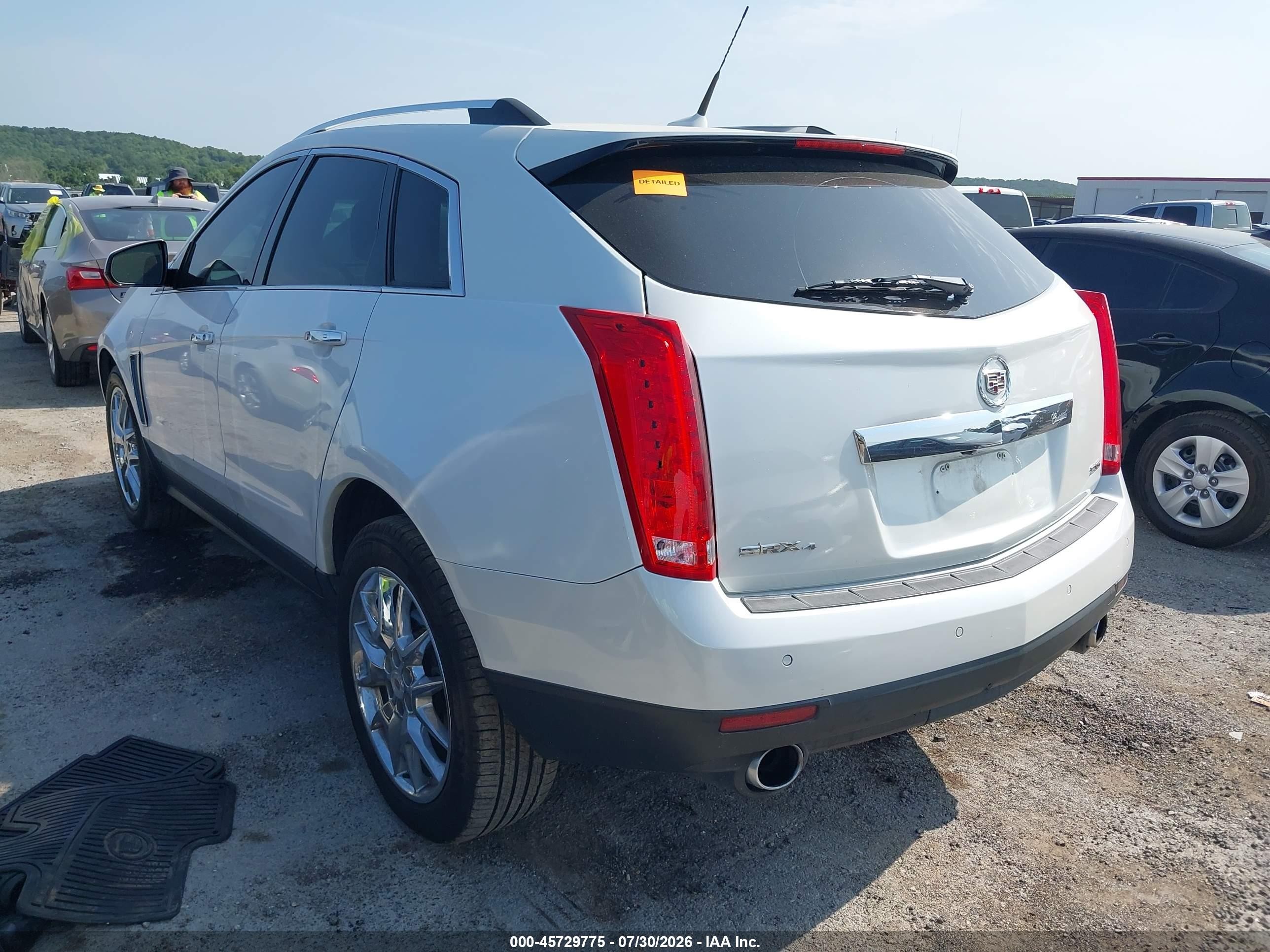 2014 Cadillac Srx Premium Collection White vin: 3GYFNGE33ES561570