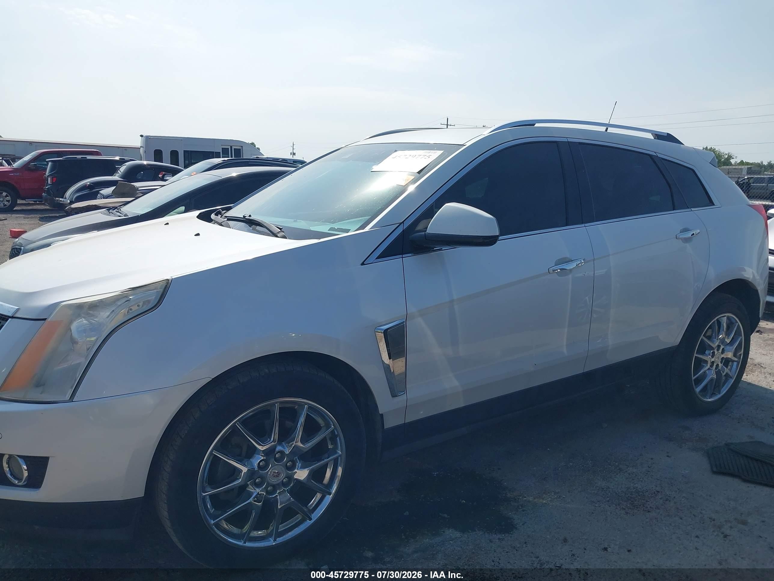 2014 Cadillac Srx Premium Collection White vin: 3GYFNGE33ES561570