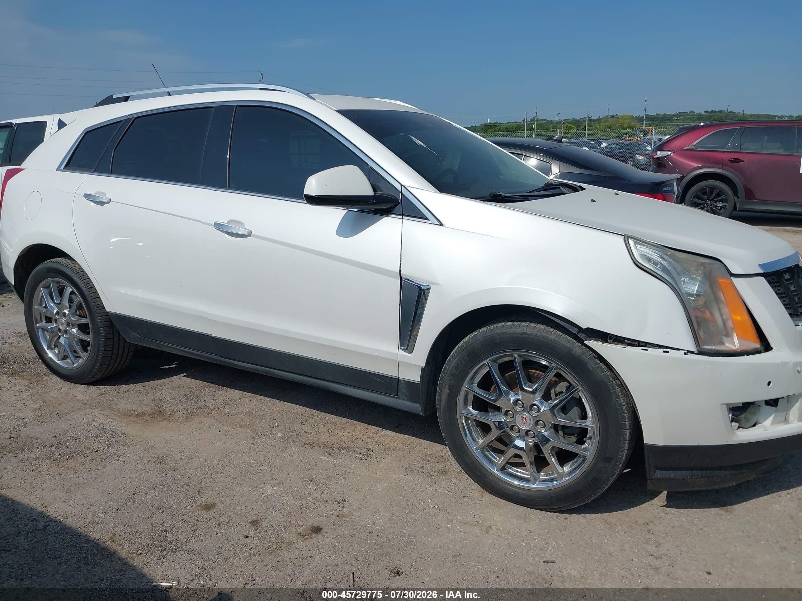 2014 Cadillac Srx Premium Collection White vin: 3GYFNGE33ES561570