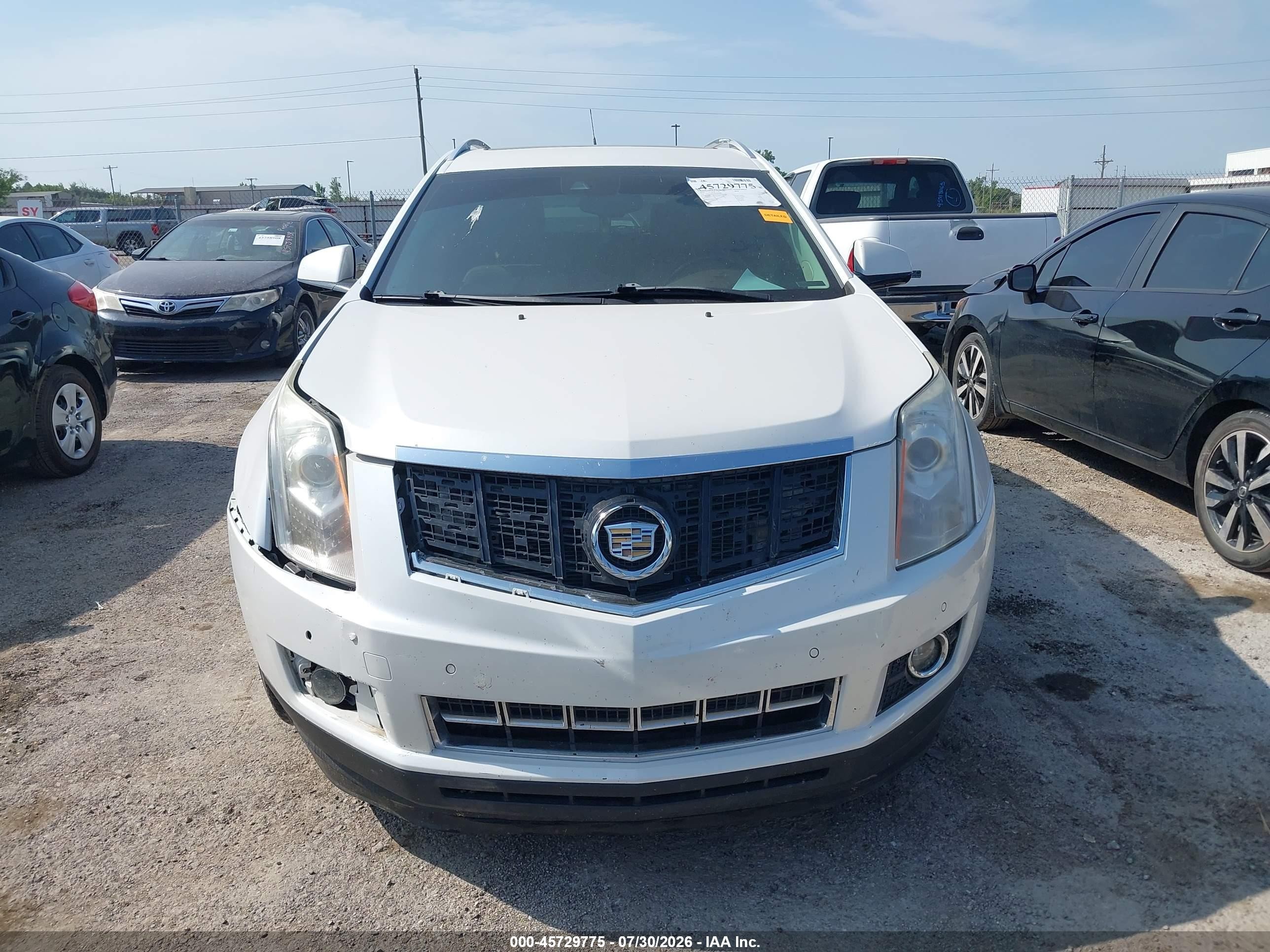 2014 Cadillac Srx Premium Collection White vin: 3GYFNGE33ES561570