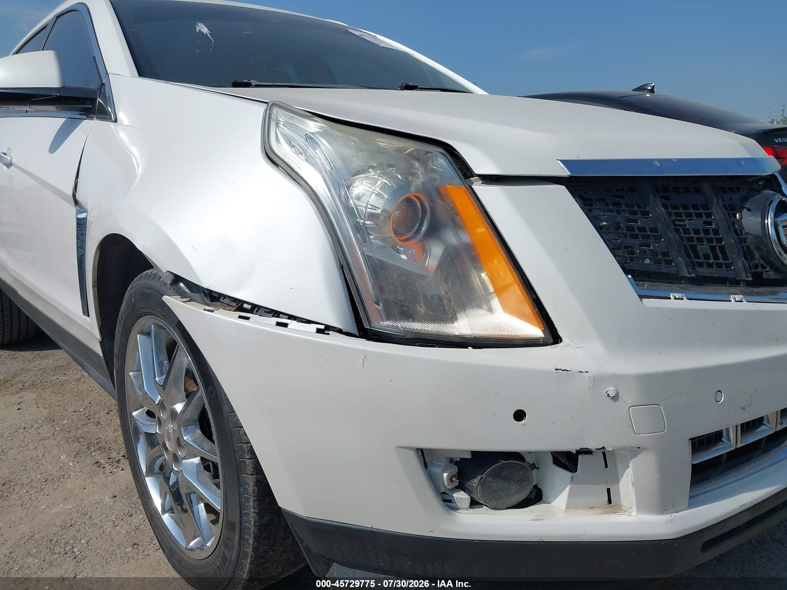 2014 Cadillac Srx Premium Collection White vin: 3GYFNGE33ES561570