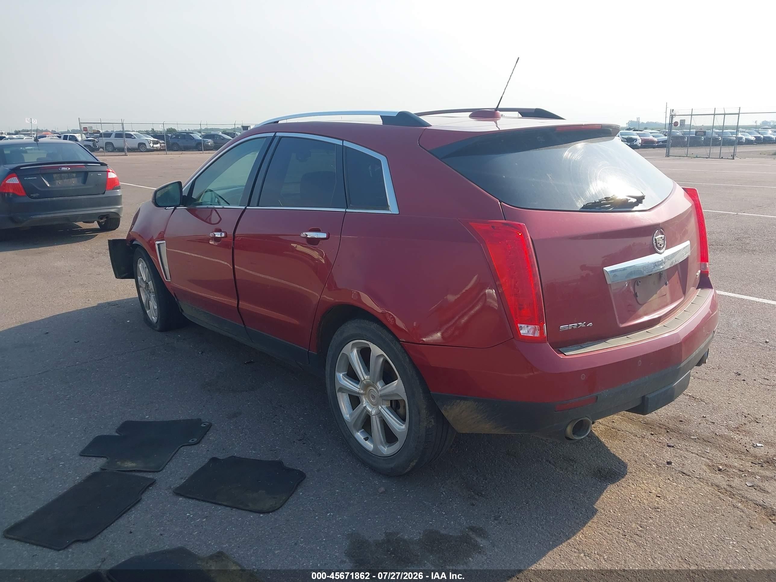 2015 Cadillac Srx Premium Collection Red vin: 3GYFNGE33FS545080