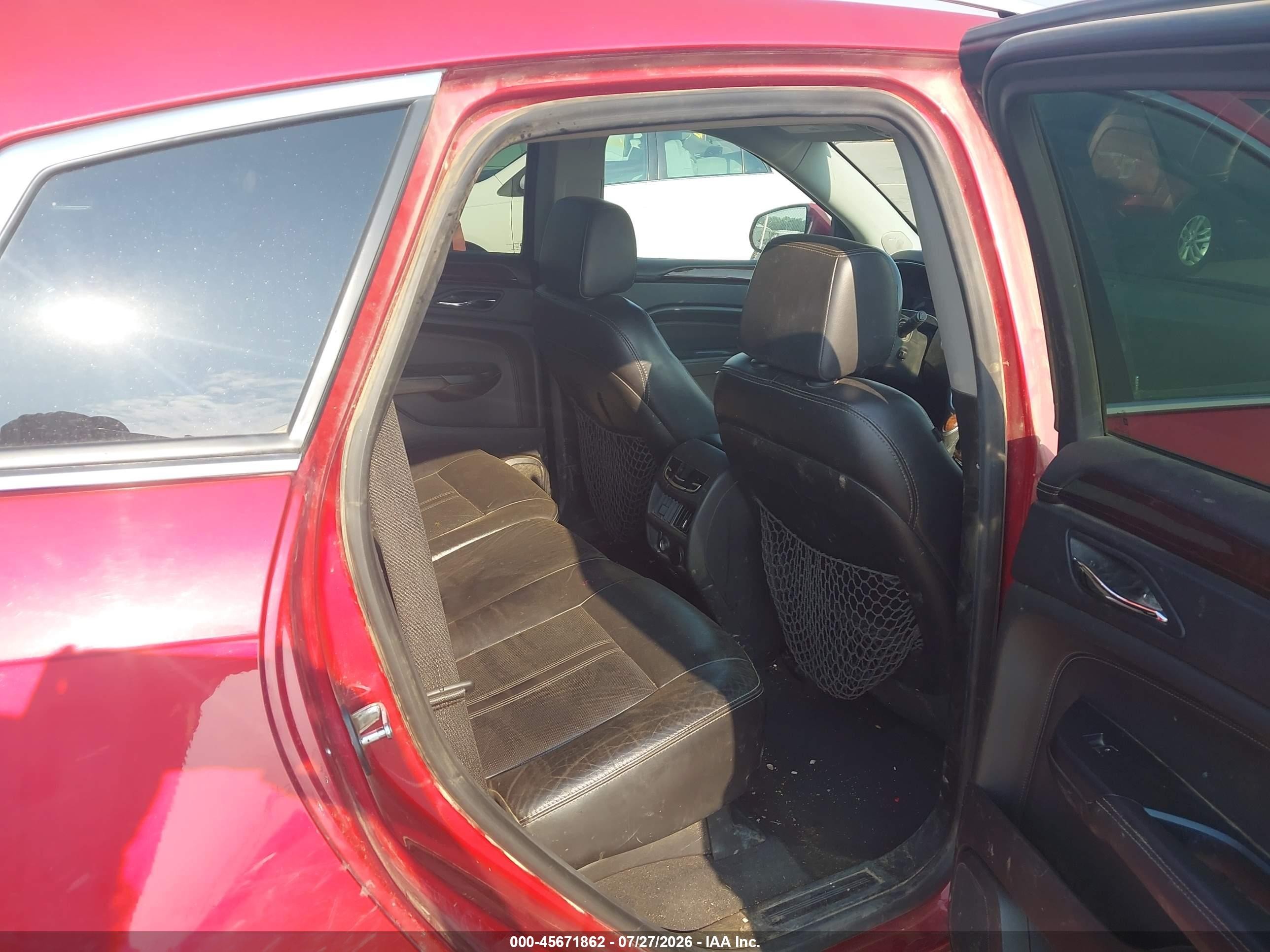 2015 Cadillac Srx Premium Collection Red vin: 3GYFNGE33FS545080