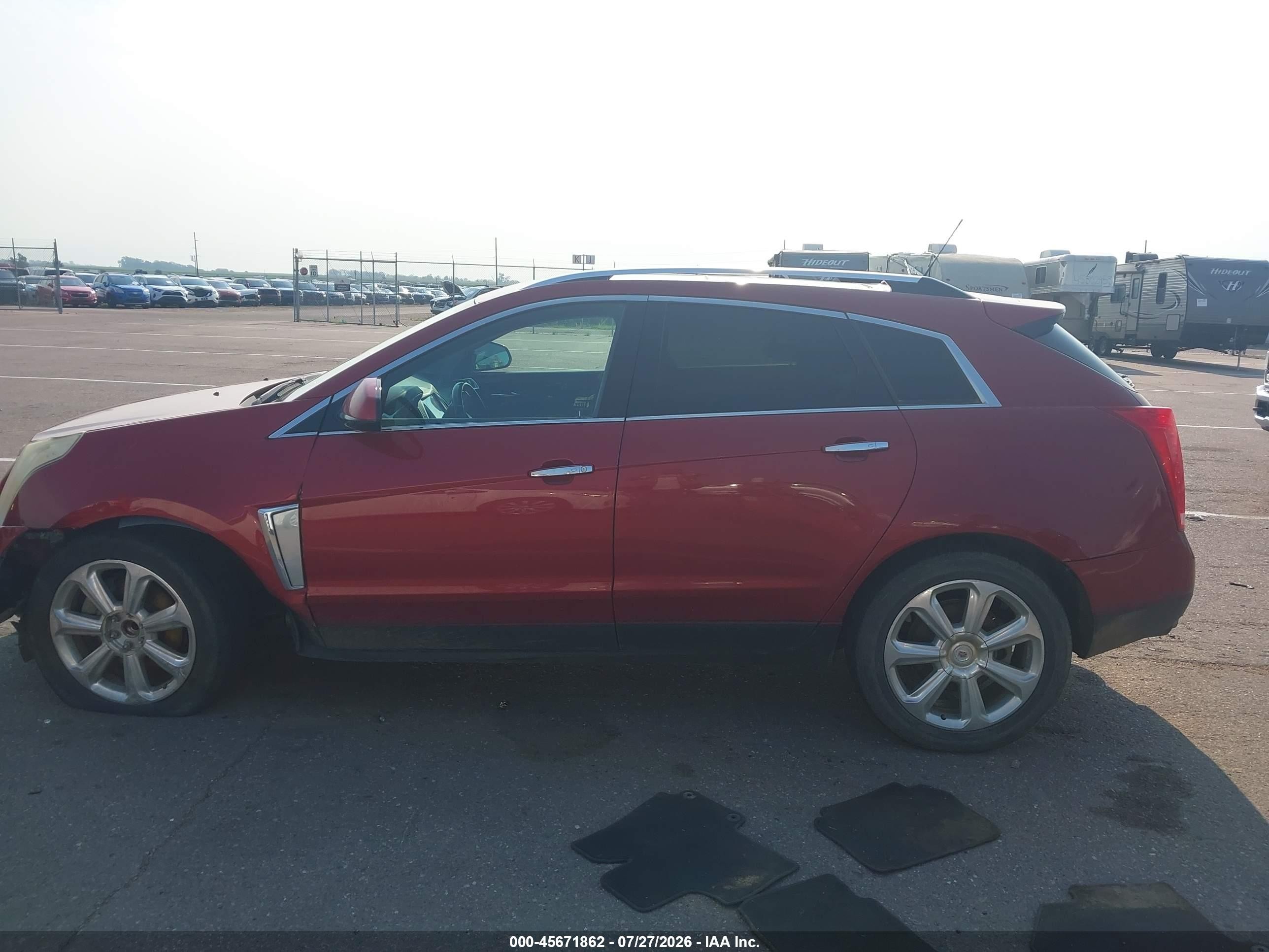 2015 Cadillac Srx Premium Collection Red vin: 3GYFNGE33FS545080