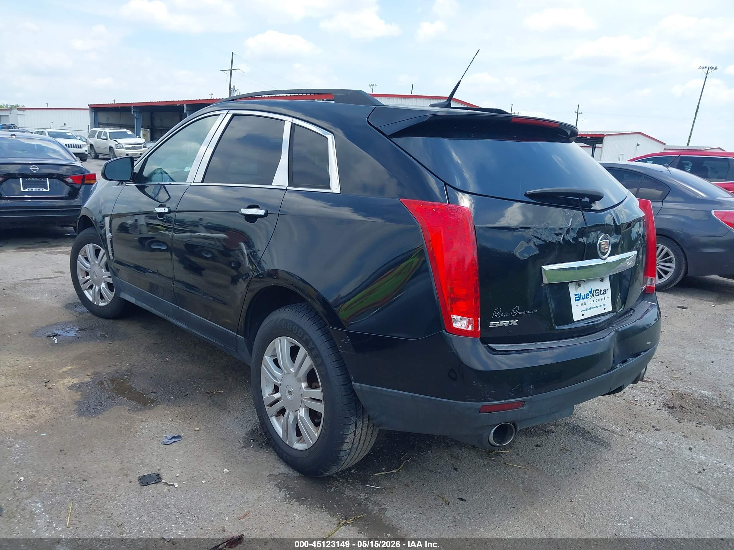 2012 Cadillac Srx Standard Black vin: 3GYFNGE34CS593988
