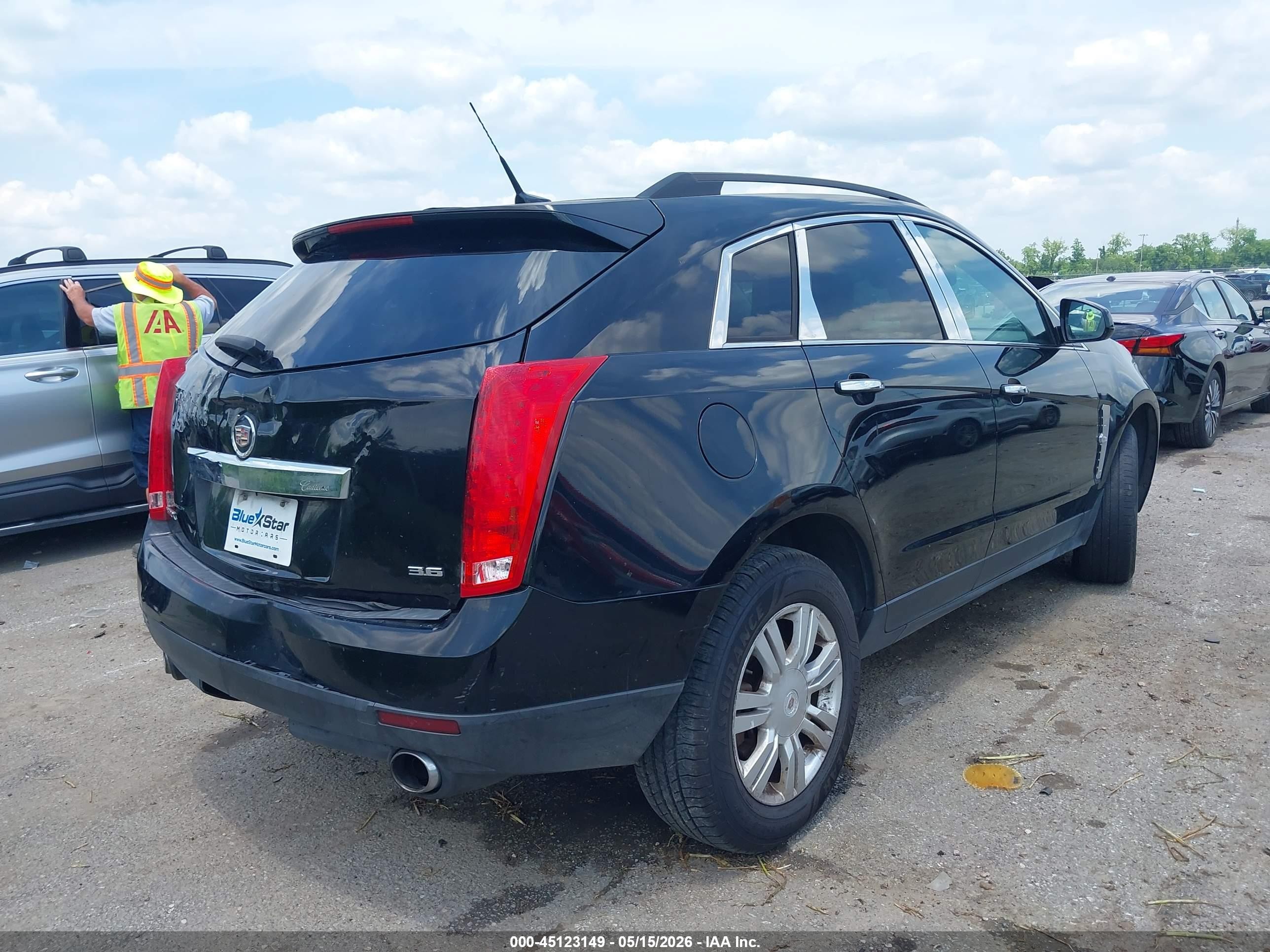 2012 Cadillac Srx Standard Black vin: 3GYFNGE34CS593988