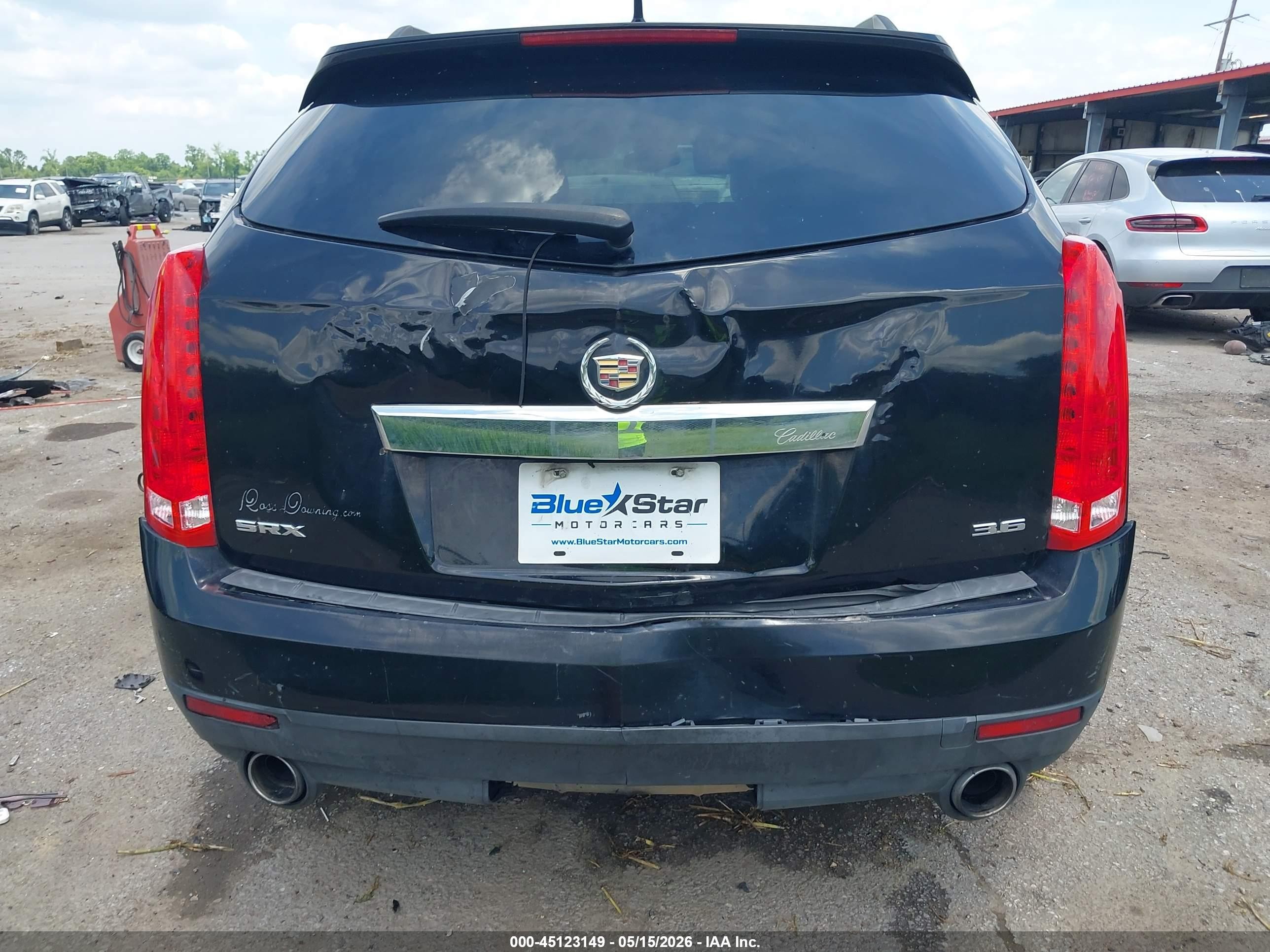 2012 Cadillac Srx Standard Black vin: 3GYFNGE34CS593988