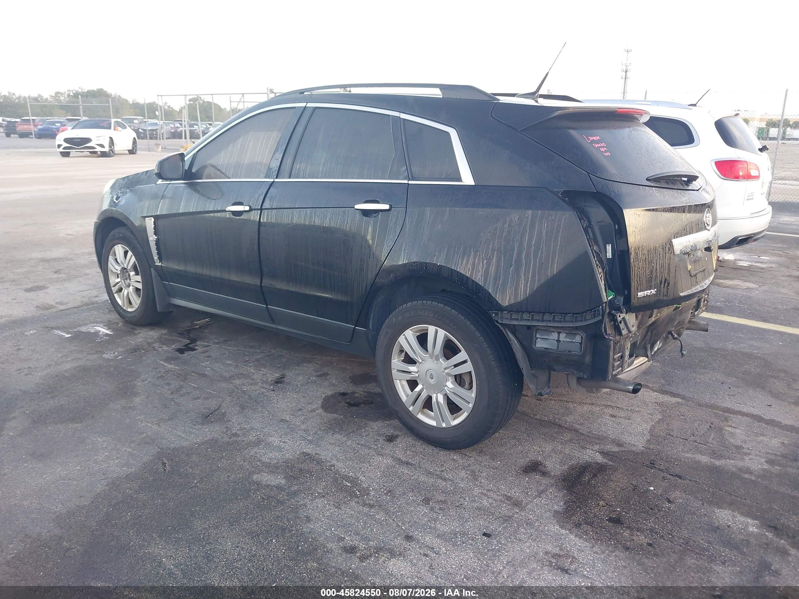 2012 Cadillac Srx Standard Black vin: 3GYFNGE34CS654420