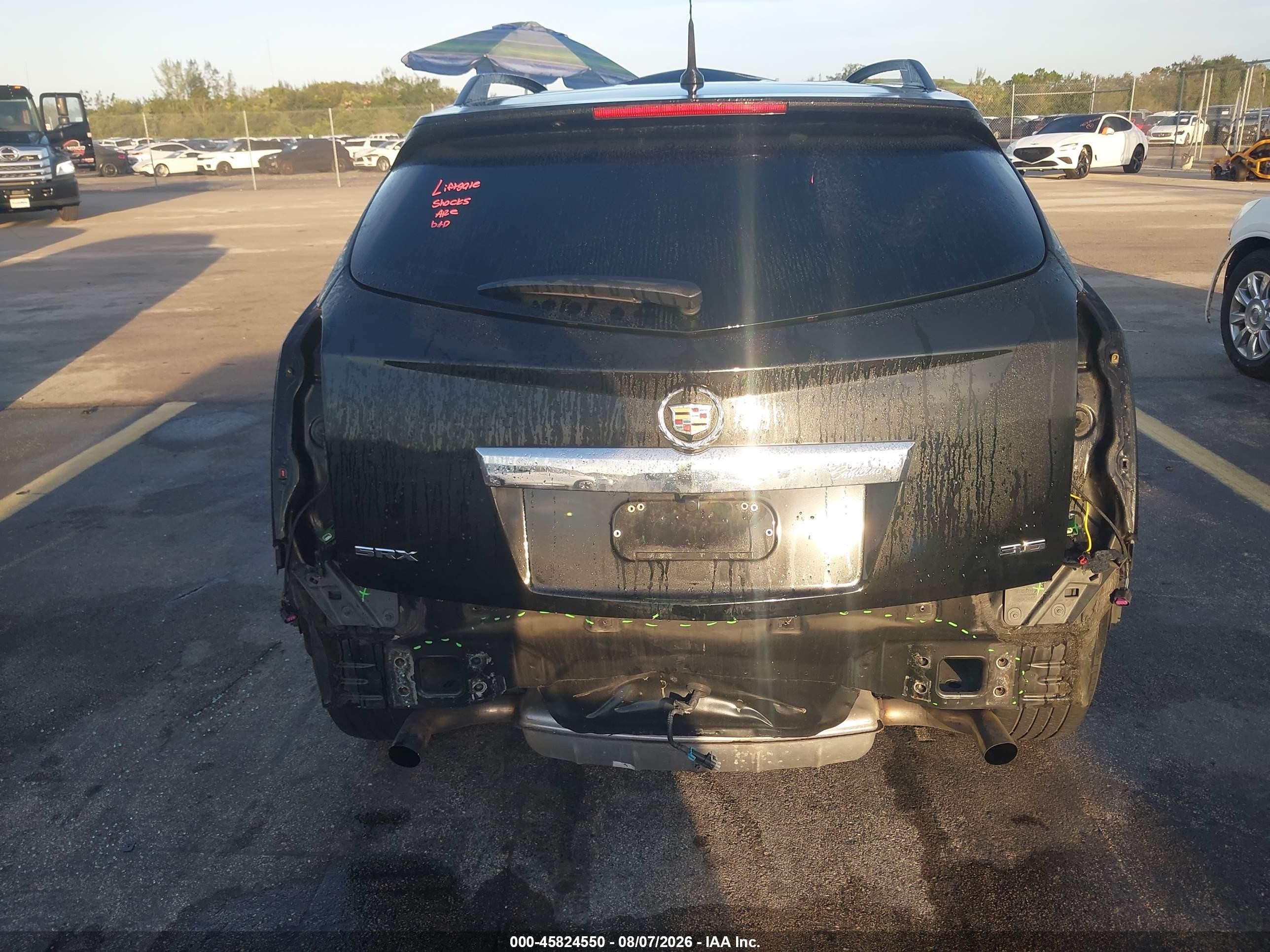 2012 Cadillac Srx Standard Black vin: 3GYFNGE34CS654420