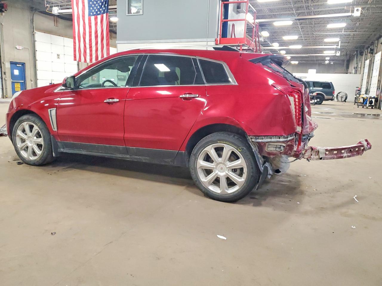 2015 Cadillac Srx Premium Collection Red vin: 3GYFNGE34FS557660