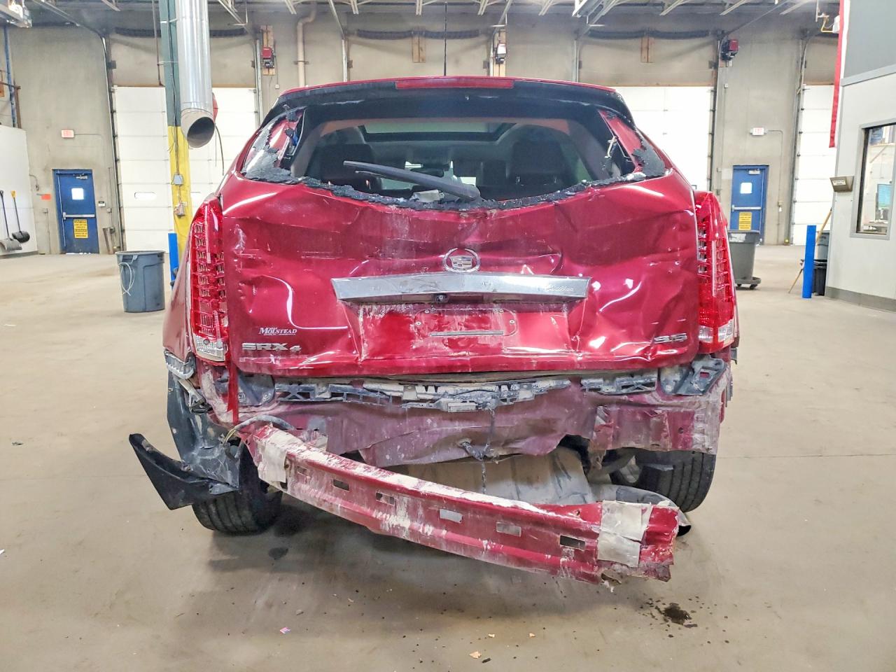 2015 Cadillac Srx Premium Collection Red vin: 3GYFNGE34FS557660