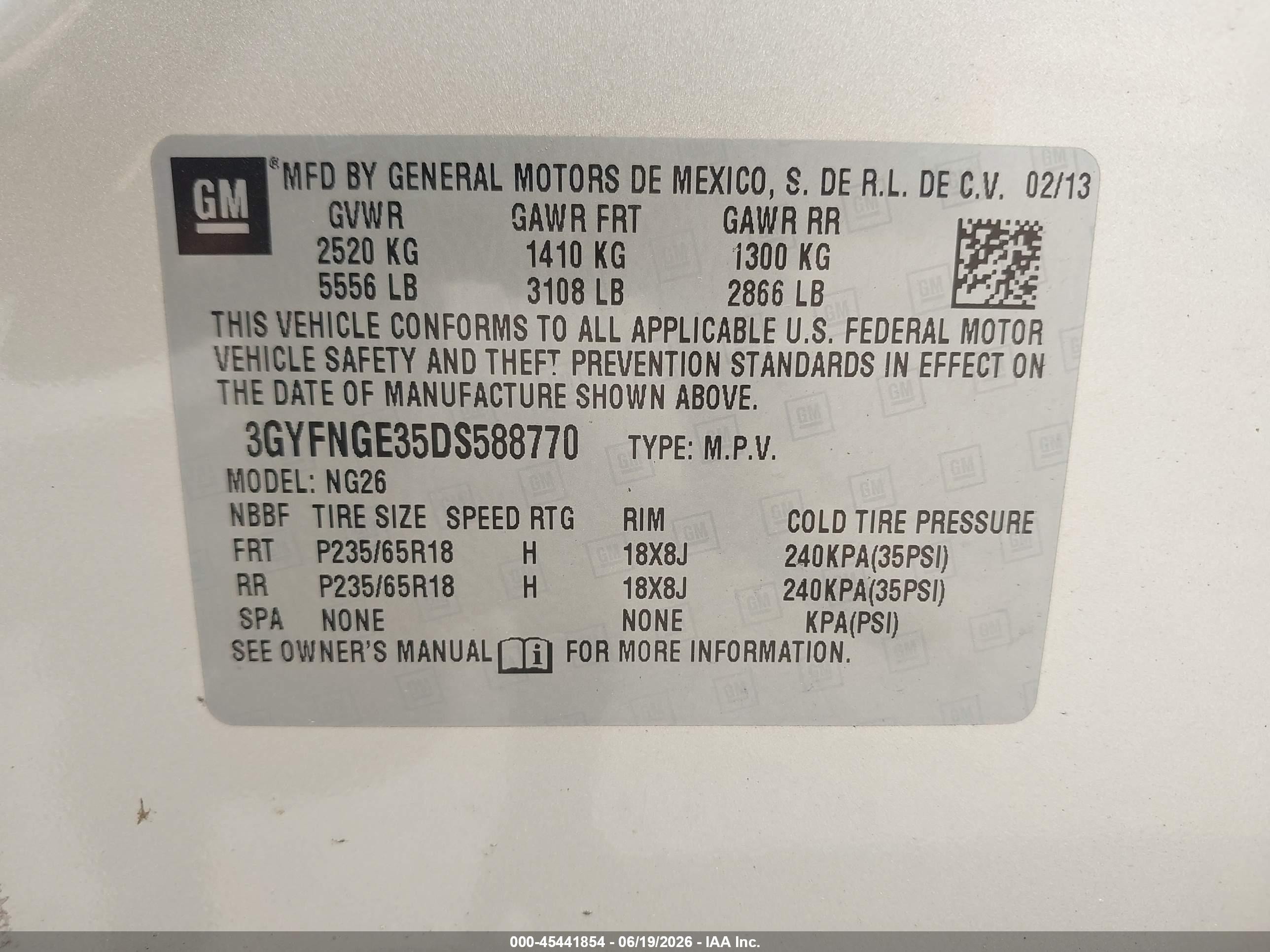 2013 Cadillac Srx Luxury Collection Beige vin: 3GYFNGE35DS588770