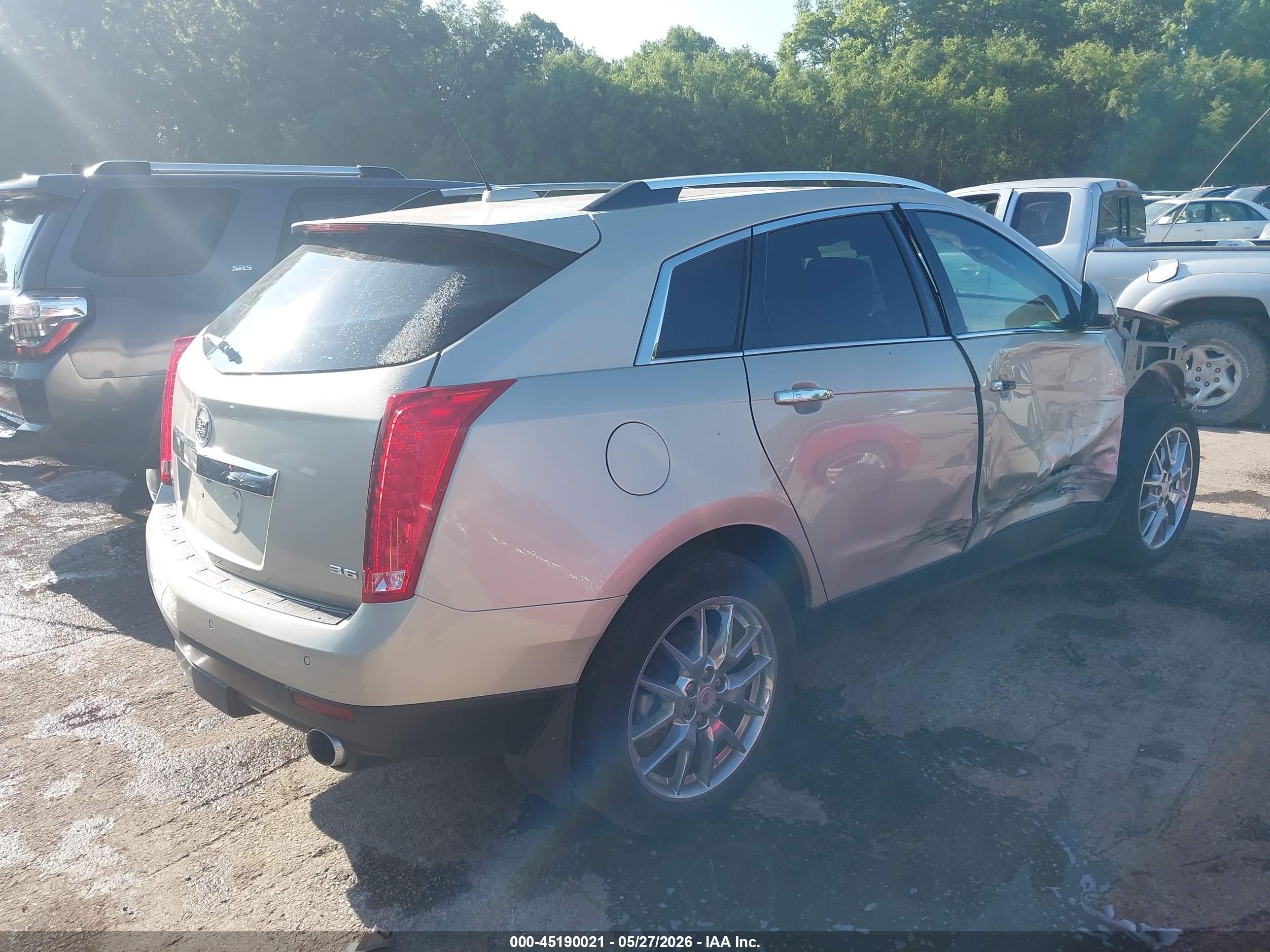 2015 Cadillac Srx Premium Collection Silver vin: 3GYFNGE35FS526241