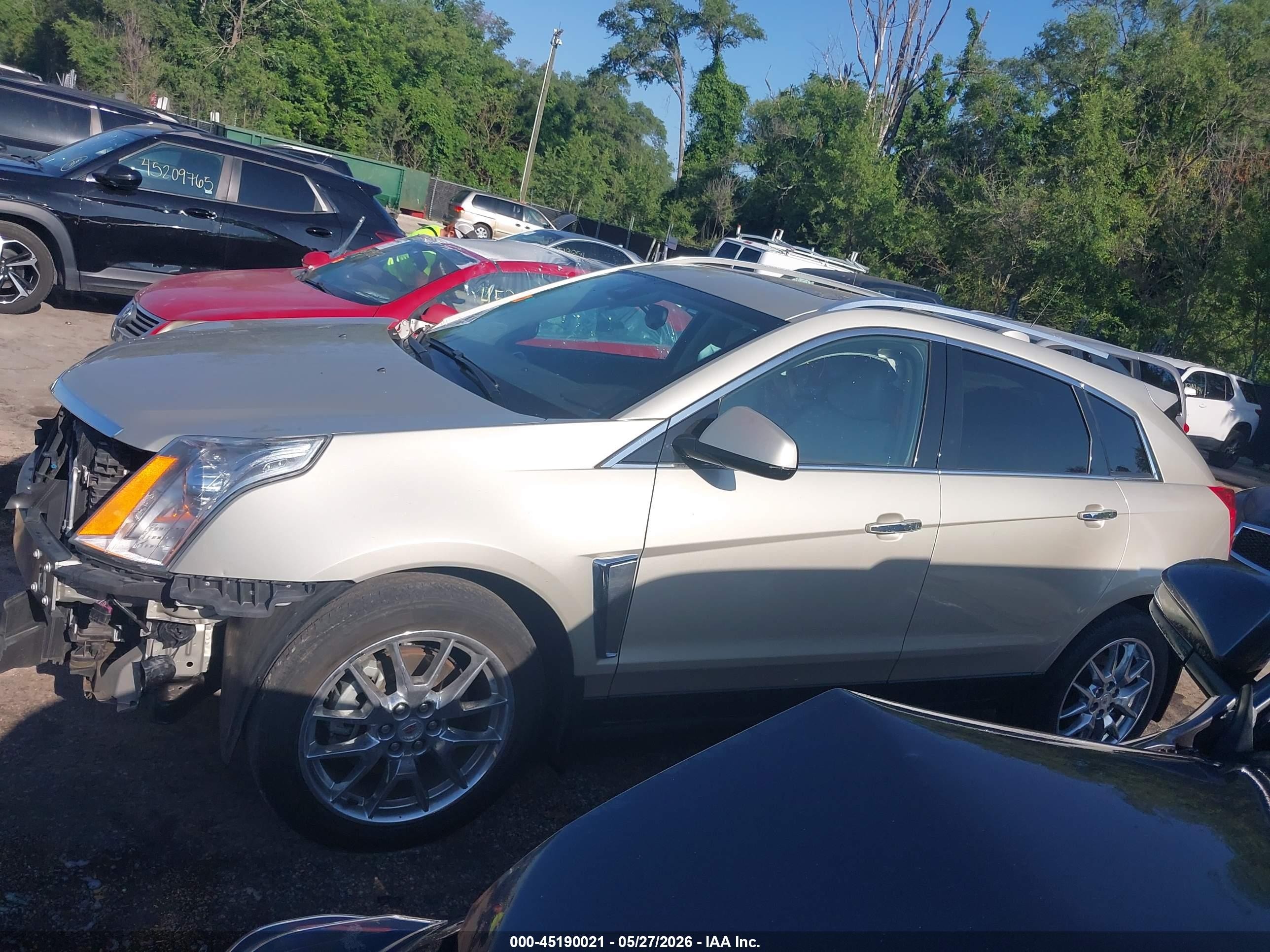 2015 Cadillac Srx Premium Collection Silver vin: 3GYFNGE35FS526241