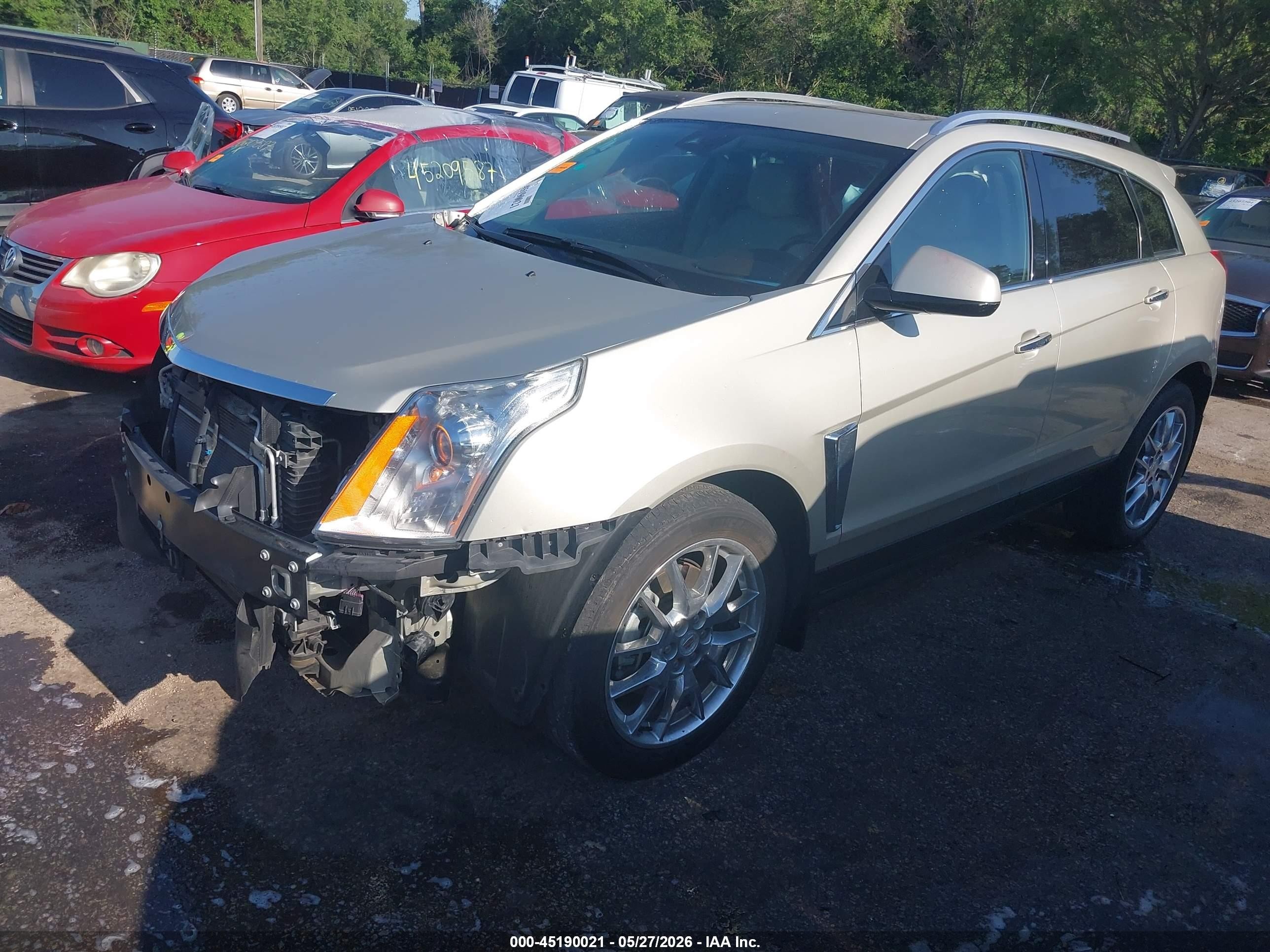 2015 Cadillac Srx Premium Collection Silver vin: 3GYFNGE35FS526241