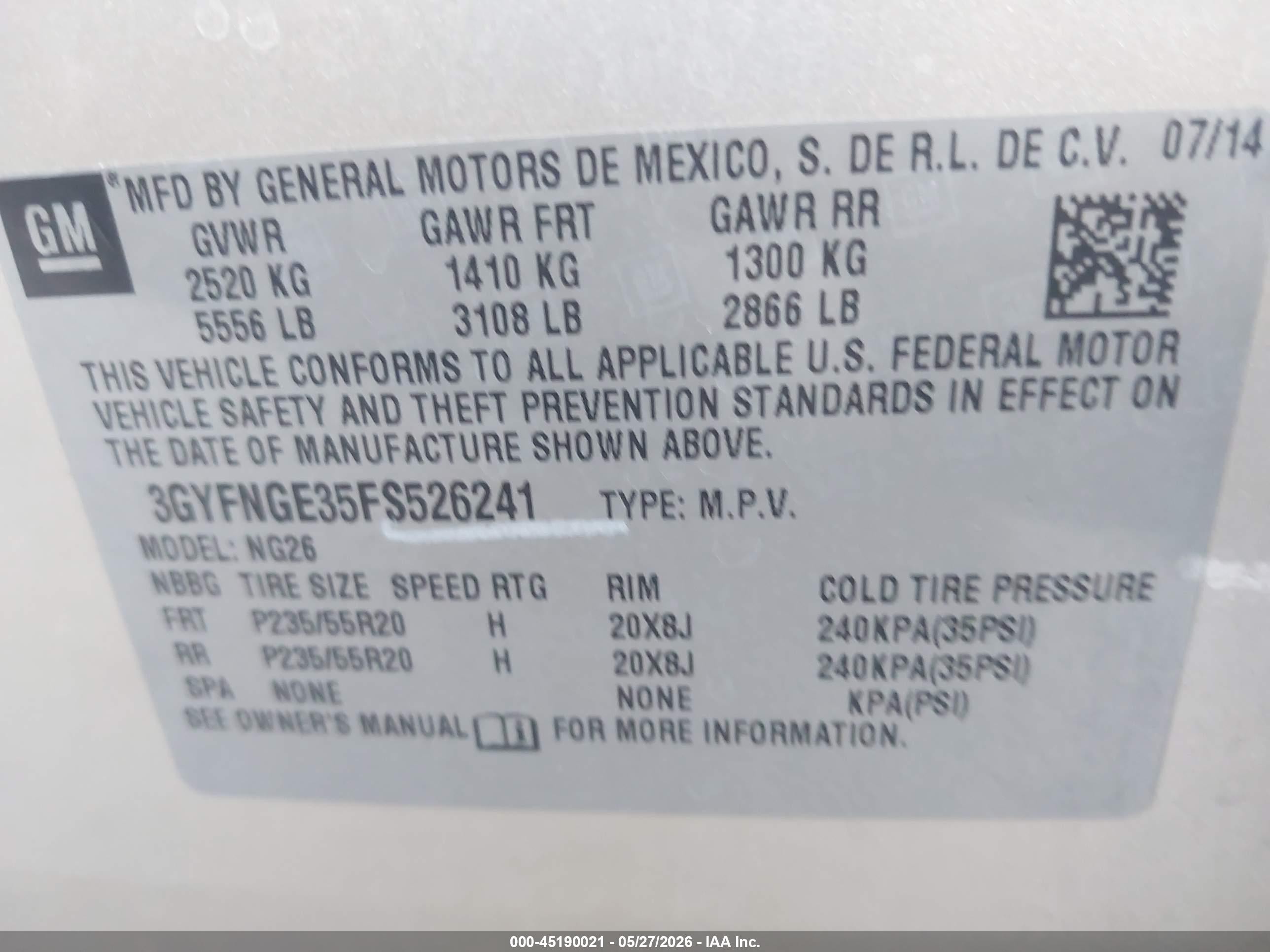 2015 Cadillac Srx Premium Collection Silver vin: 3GYFNGE35FS526241
