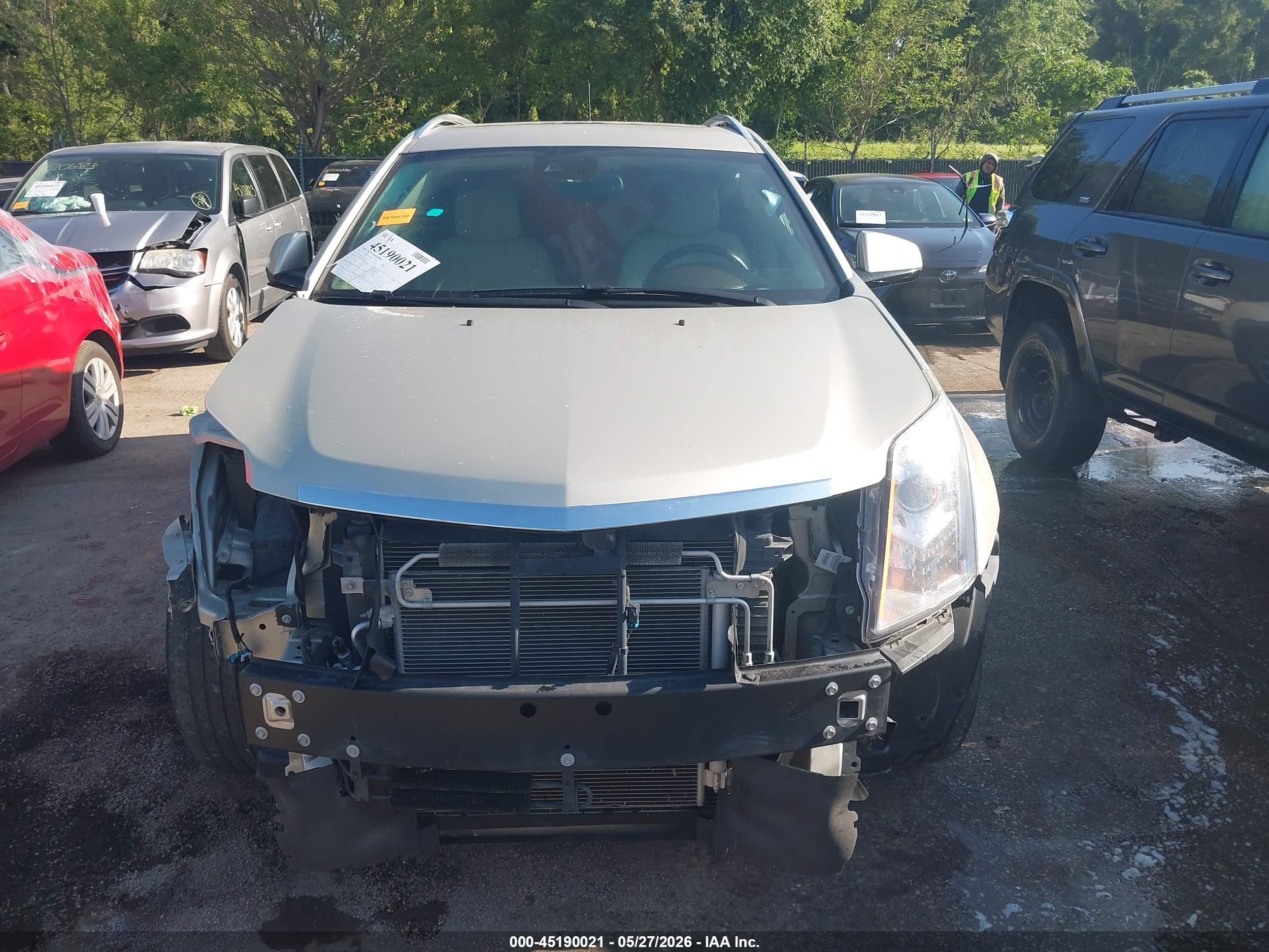 2015 Cadillac Srx Premium Collection Silver vin: 3GYFNGE35FS526241