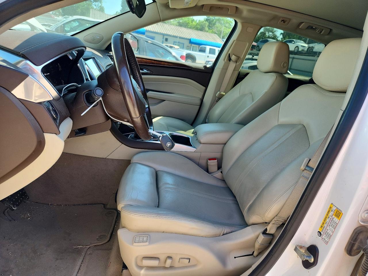 2015 Cadillac Srx Premium Collection White vin: 3GYFNGE35FS535151