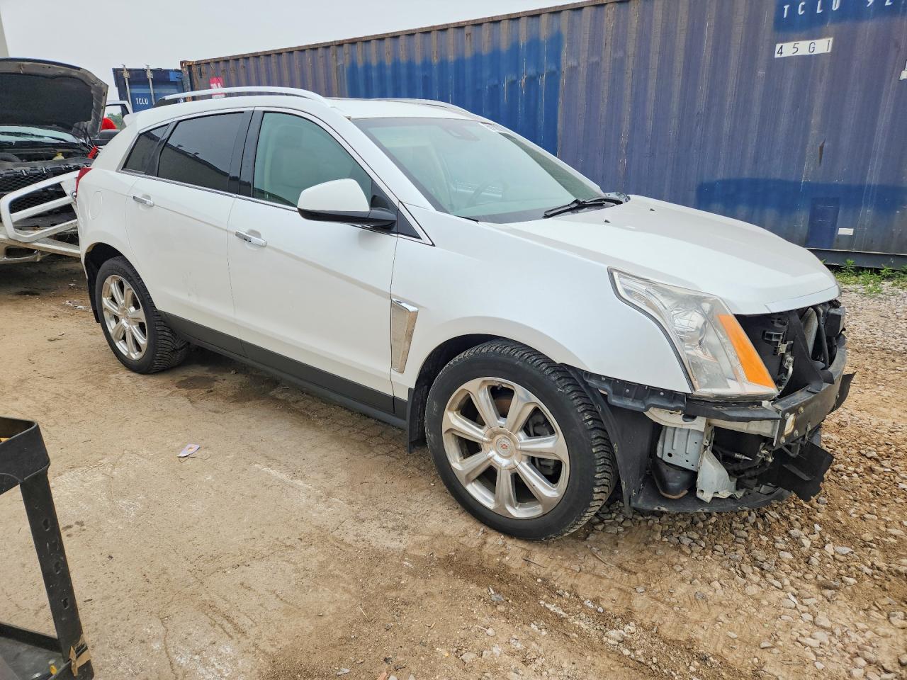 2015 Cadillac Srx Premium Collection White vin: 3GYFNGE35FS584883