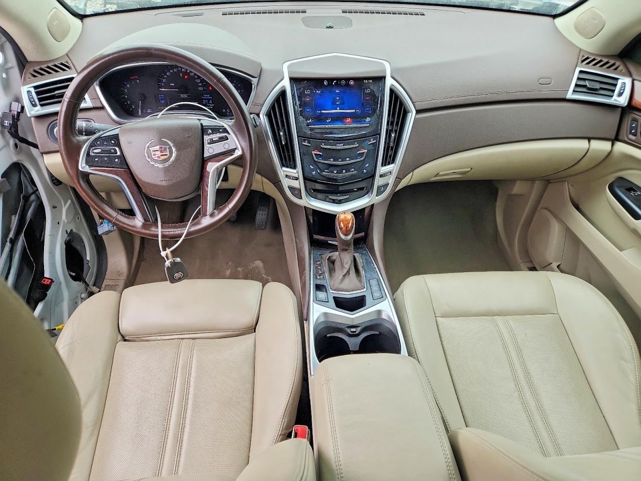 2015 Cadillac Srx Premium Collection White vin: 3GYFNGE35FS584883