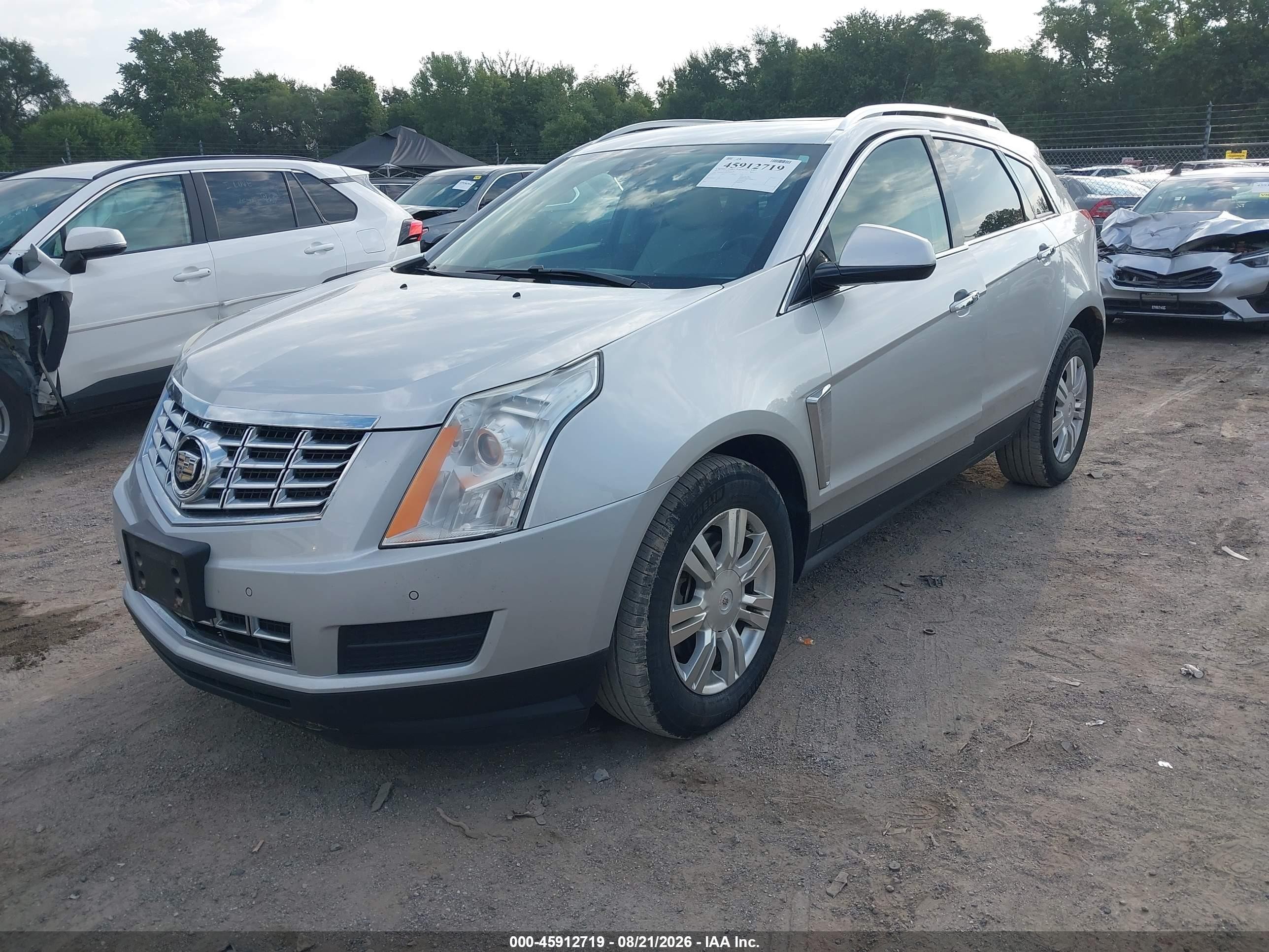 2013 Cadillac Srx Luxury Collection Silver vin: 3GYFNGE36DS541344