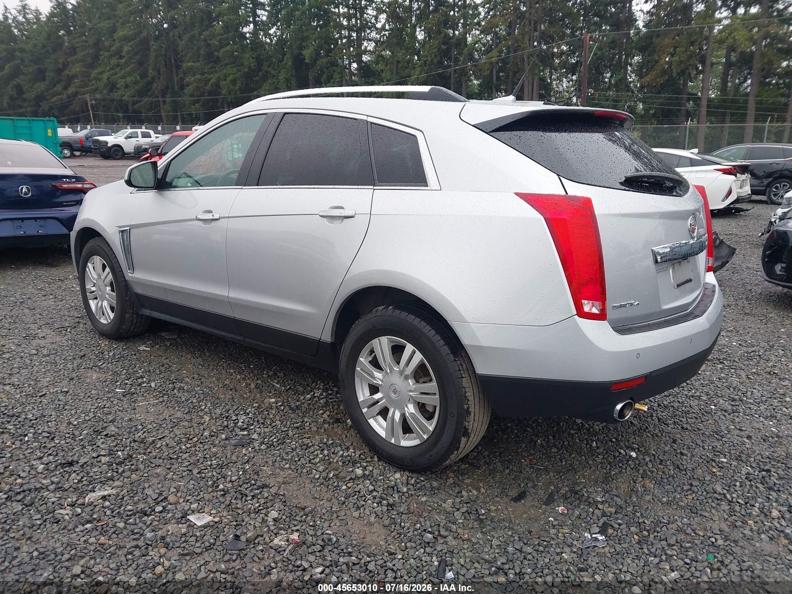 2013 Cadillac Srx Luxury Collection Серебряный vin: 3GYFNGE36DS607455