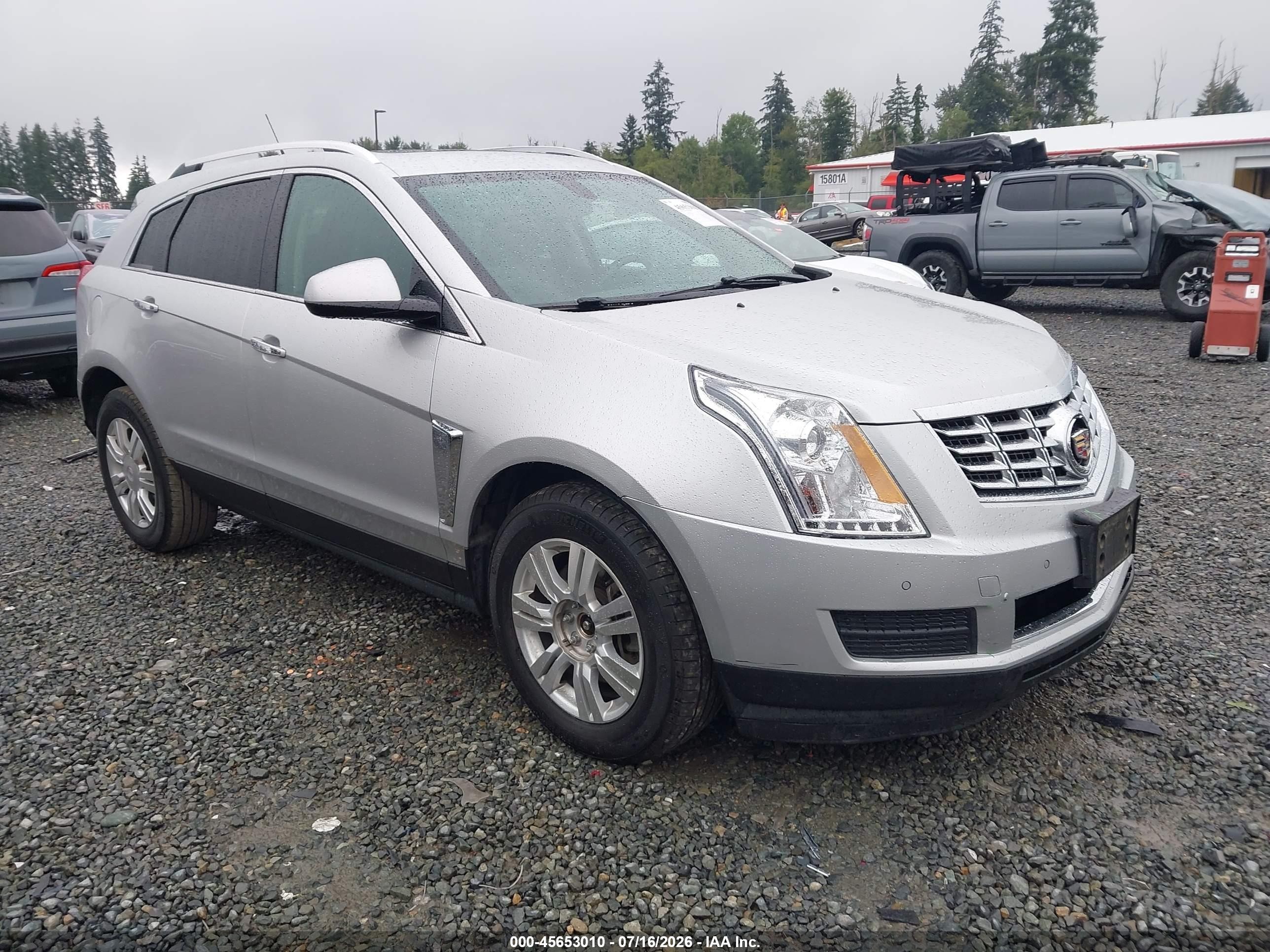2013 Cadillac Srx Luxury Collection Silver vin: 3GYFNGE36DS607455