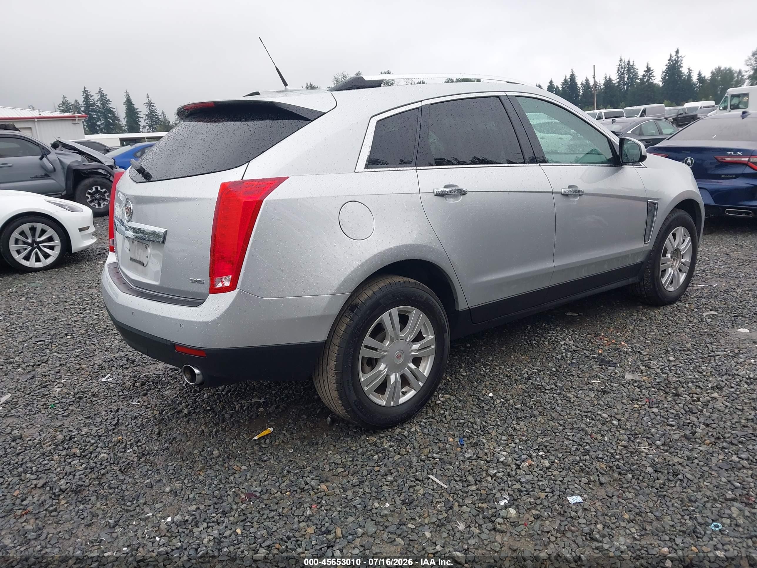 2013 Cadillac Srx Luxury Collection Серебряный vin: 3GYFNGE36DS607455
