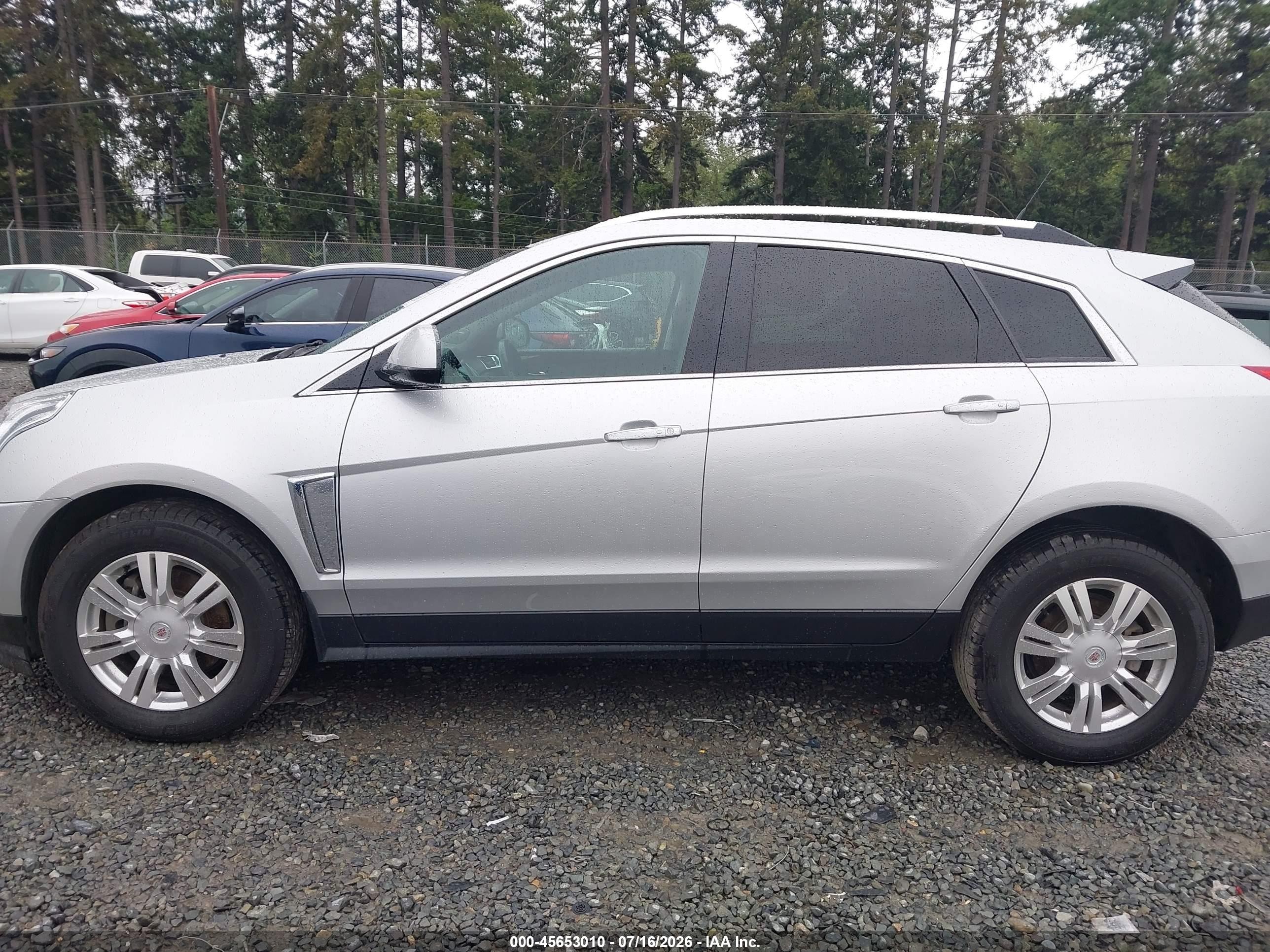 2013 Cadillac Srx Luxury Collection Серебряный vin: 3GYFNGE36DS607455