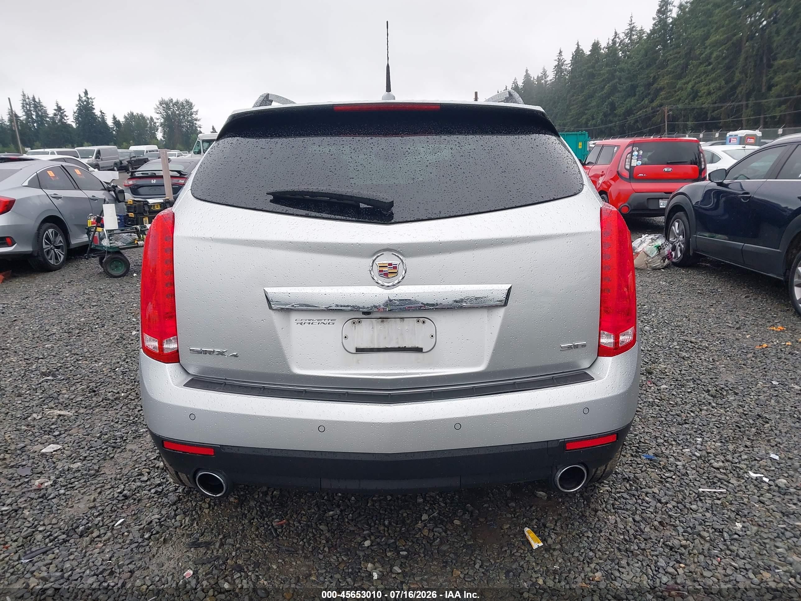 2013 Cadillac Srx Luxury Collection Серебряный vin: 3GYFNGE36DS607455