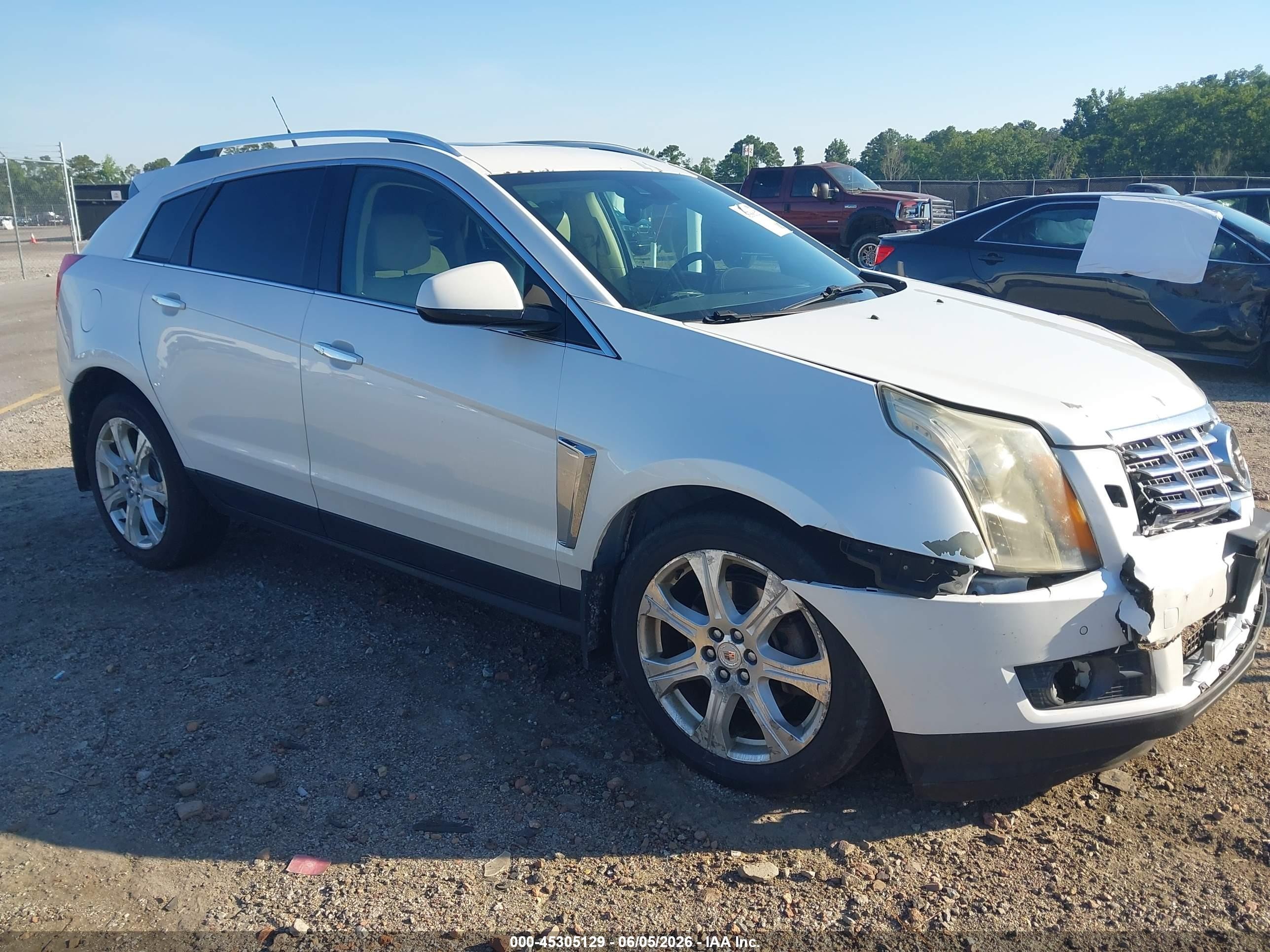 2014 Cadillac Srx Premium Collection White vin: 3GYFNGE36ES562714