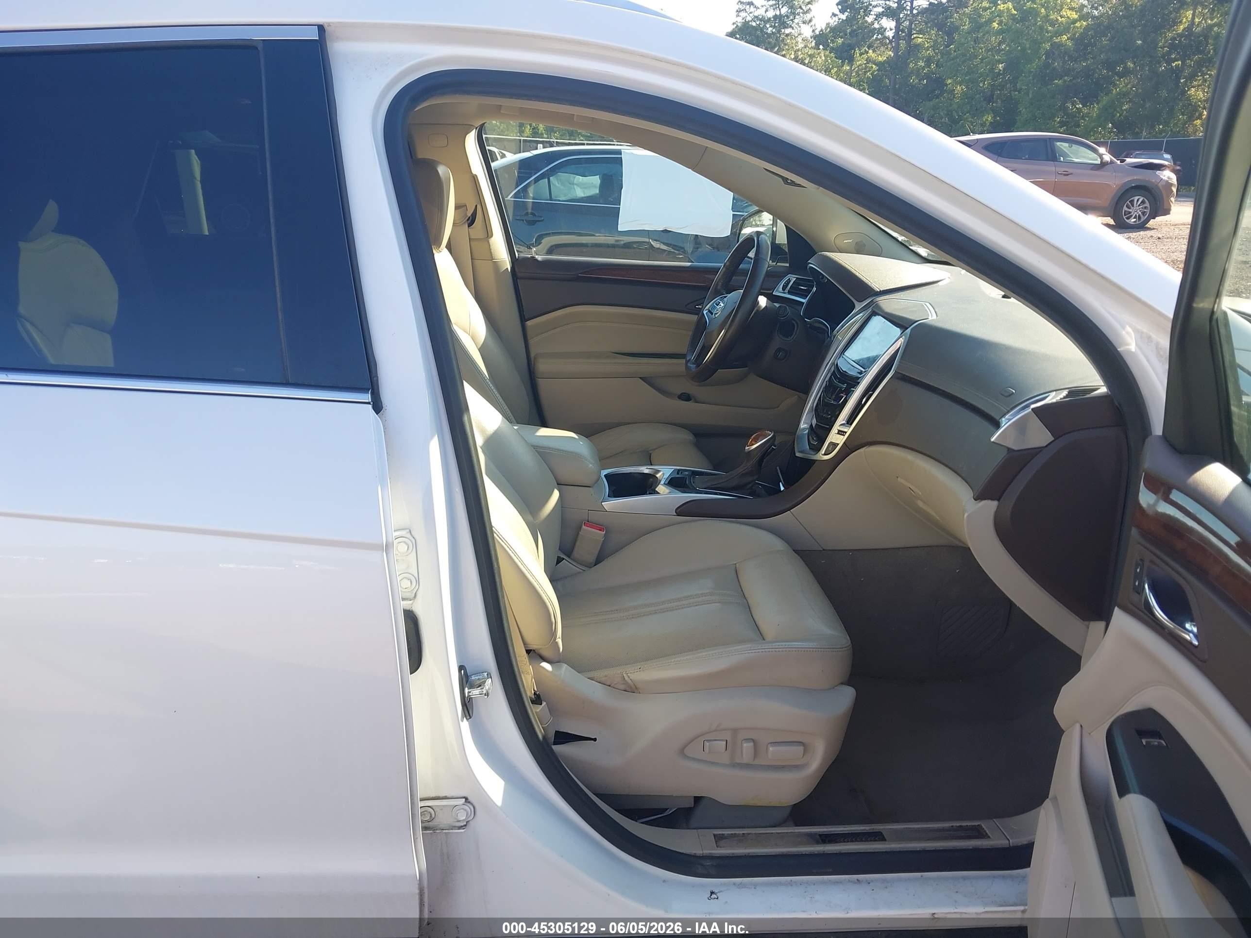 2014 Cadillac Srx Premium Collection White vin: 3GYFNGE36ES562714
