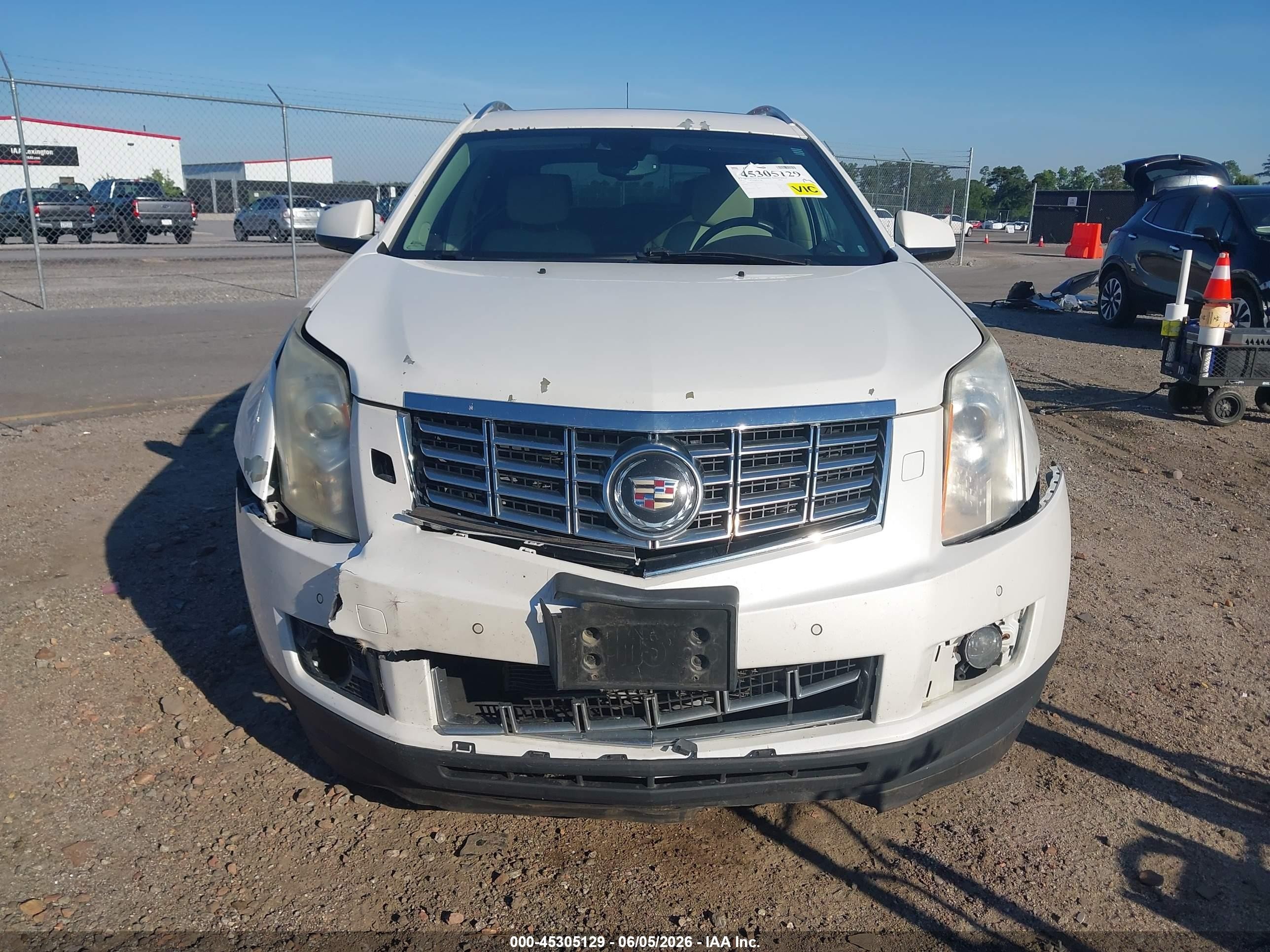 2014 Cadillac Srx Premium Collection White vin: 3GYFNGE36ES562714