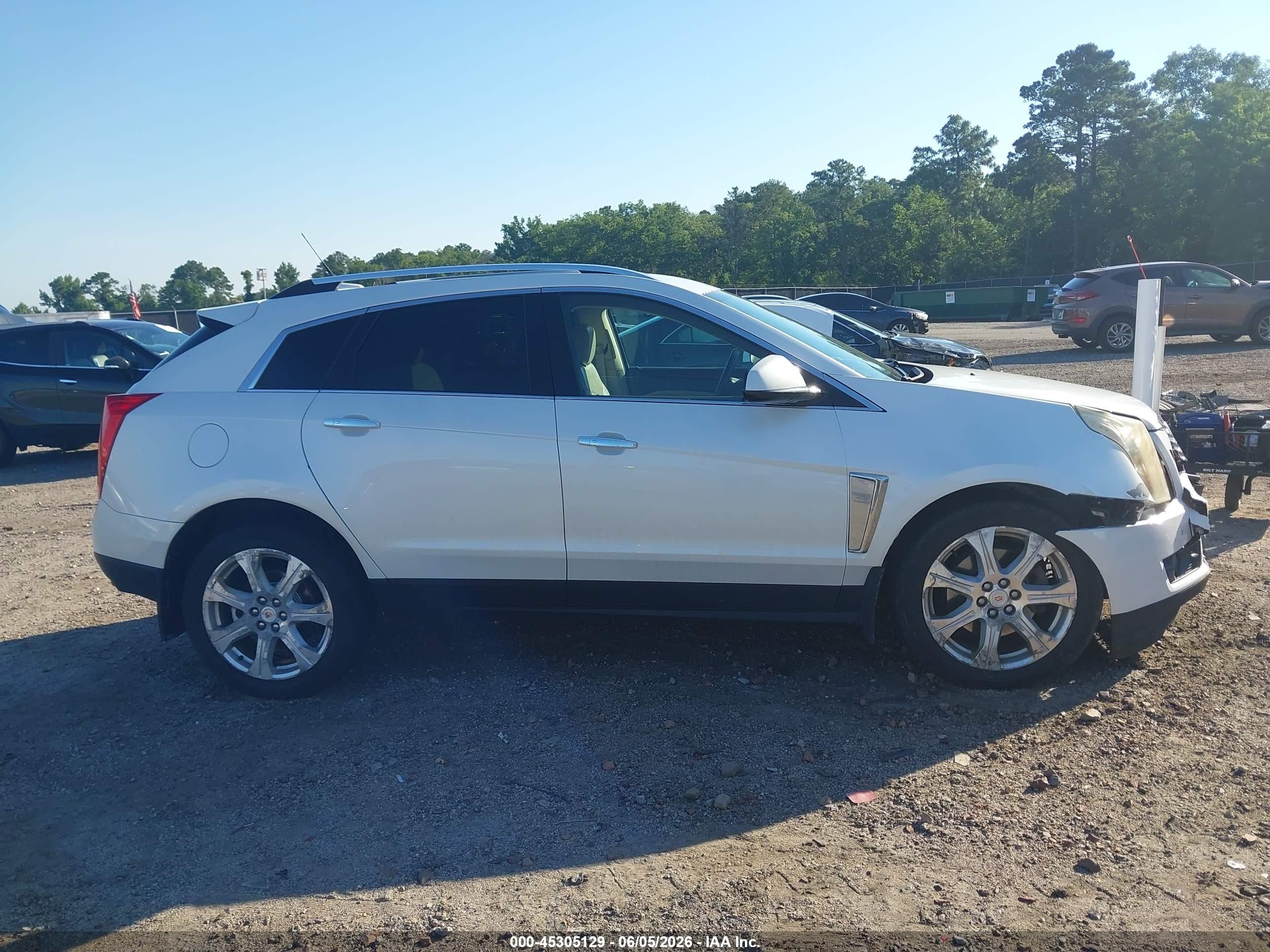 2014 Cadillac Srx Premium Collection White vin: 3GYFNGE36ES562714