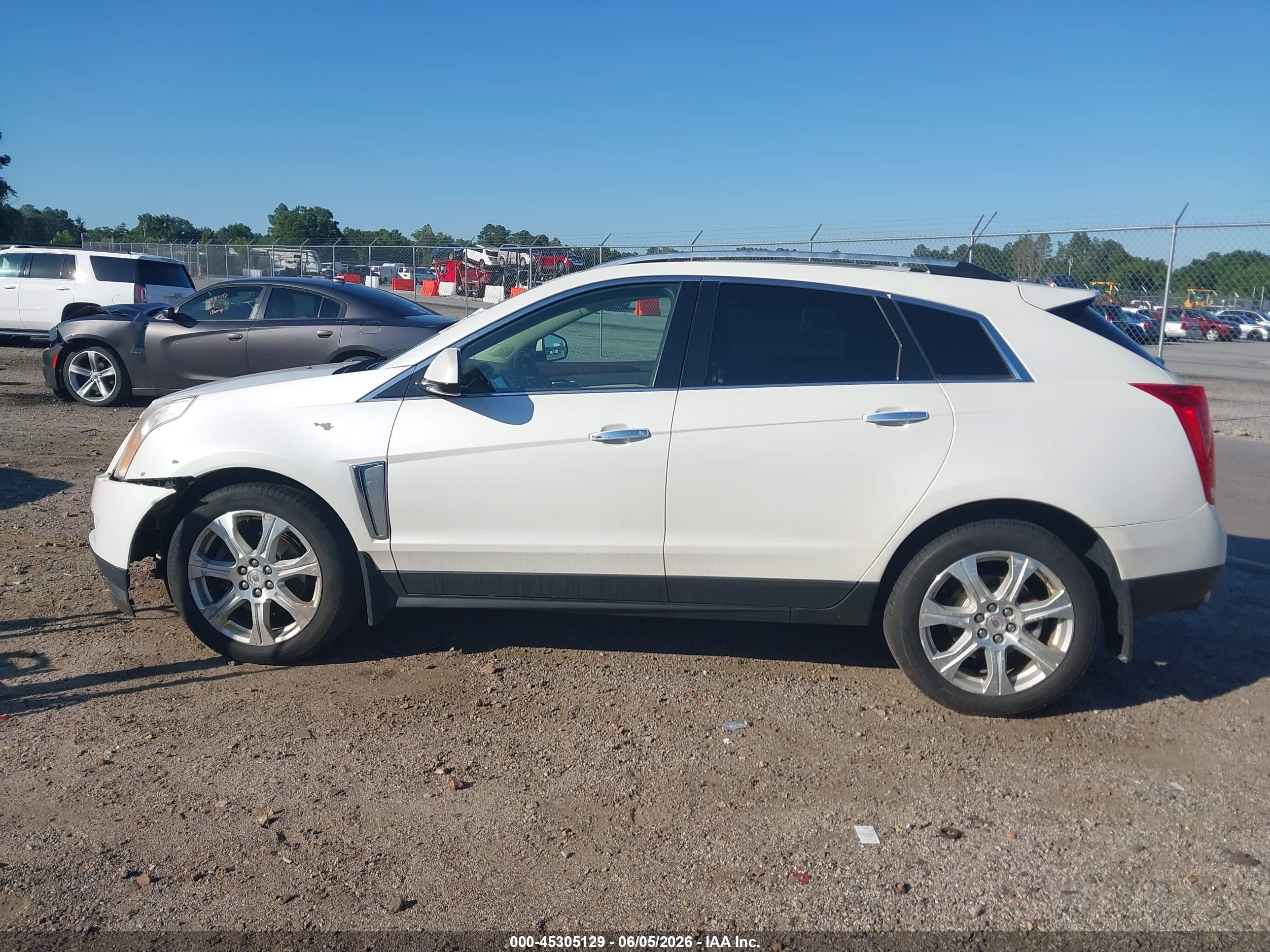 2014 Cadillac Srx Premium Collection White vin: 3GYFNGE36ES562714