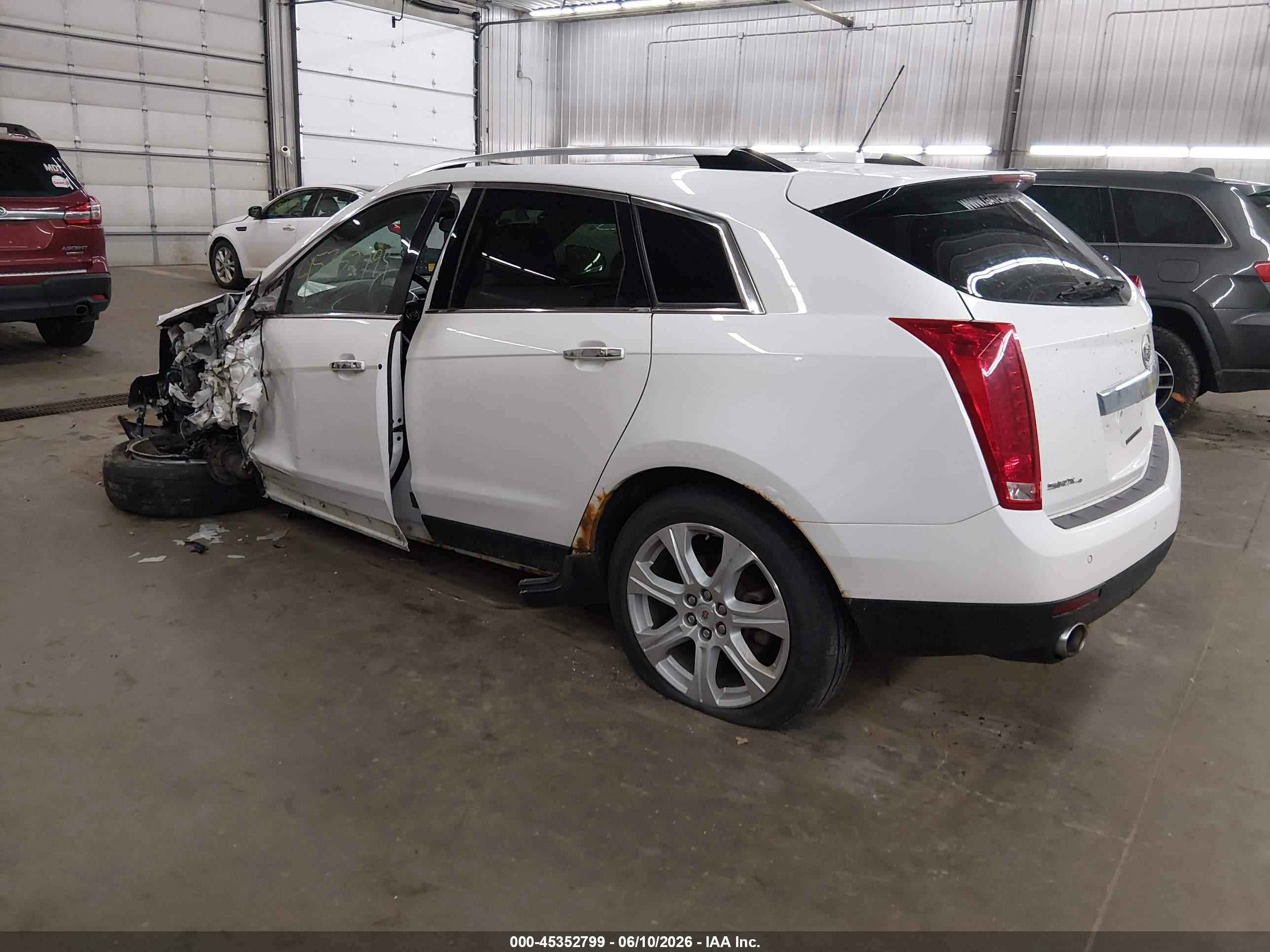 2015 Cadillac Srx Premium Collection White vin: 3GYFNGE36FS538057