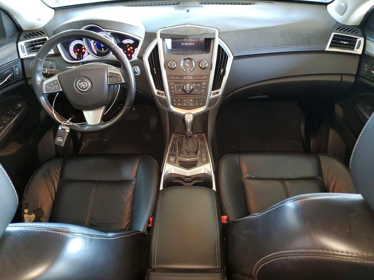 2012 Cadillac Srx Black vin: 3GYFNGE37CS541903